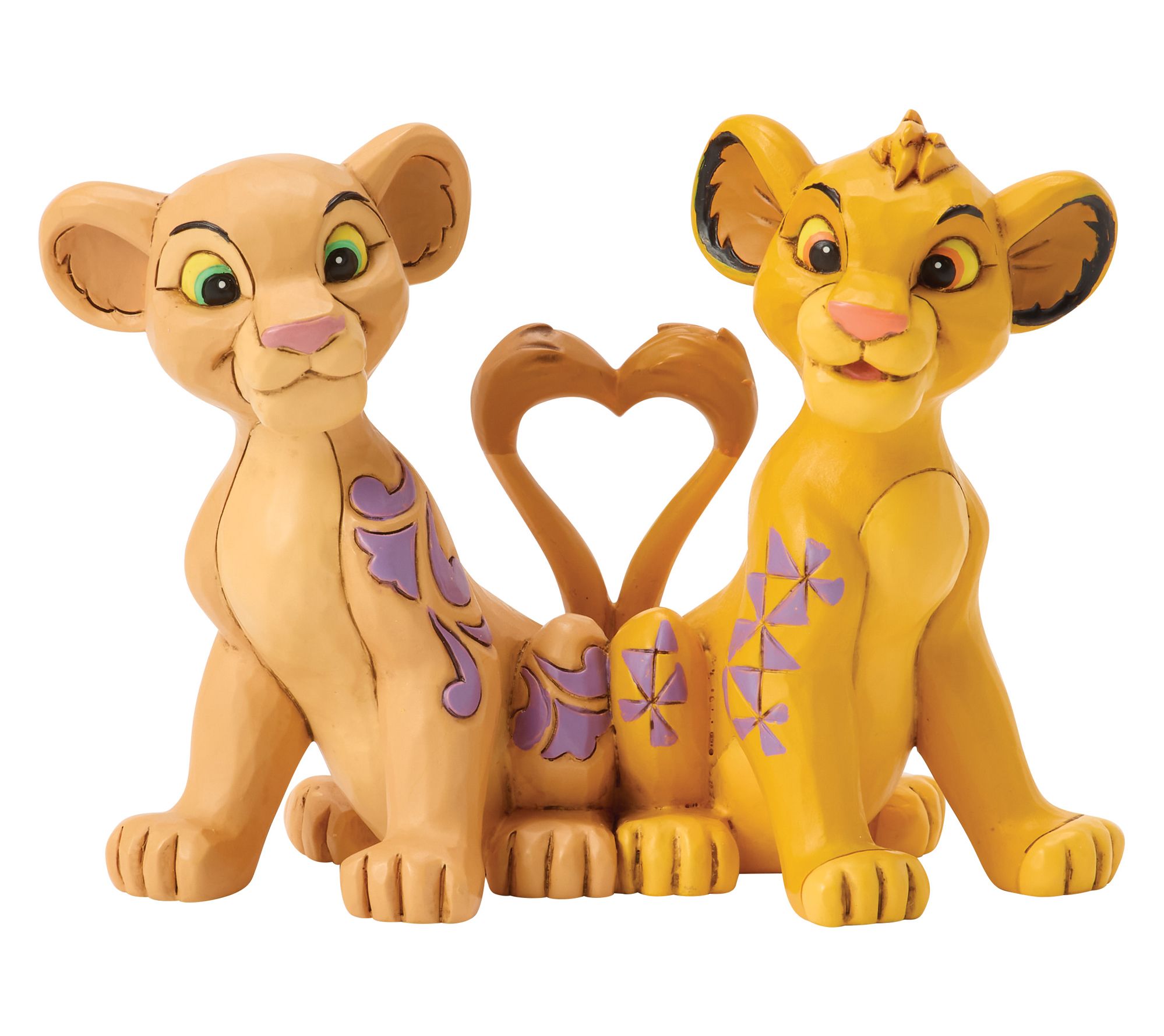 Jim Shore Disney Traditions Simba & Nala HeartTails Figurine