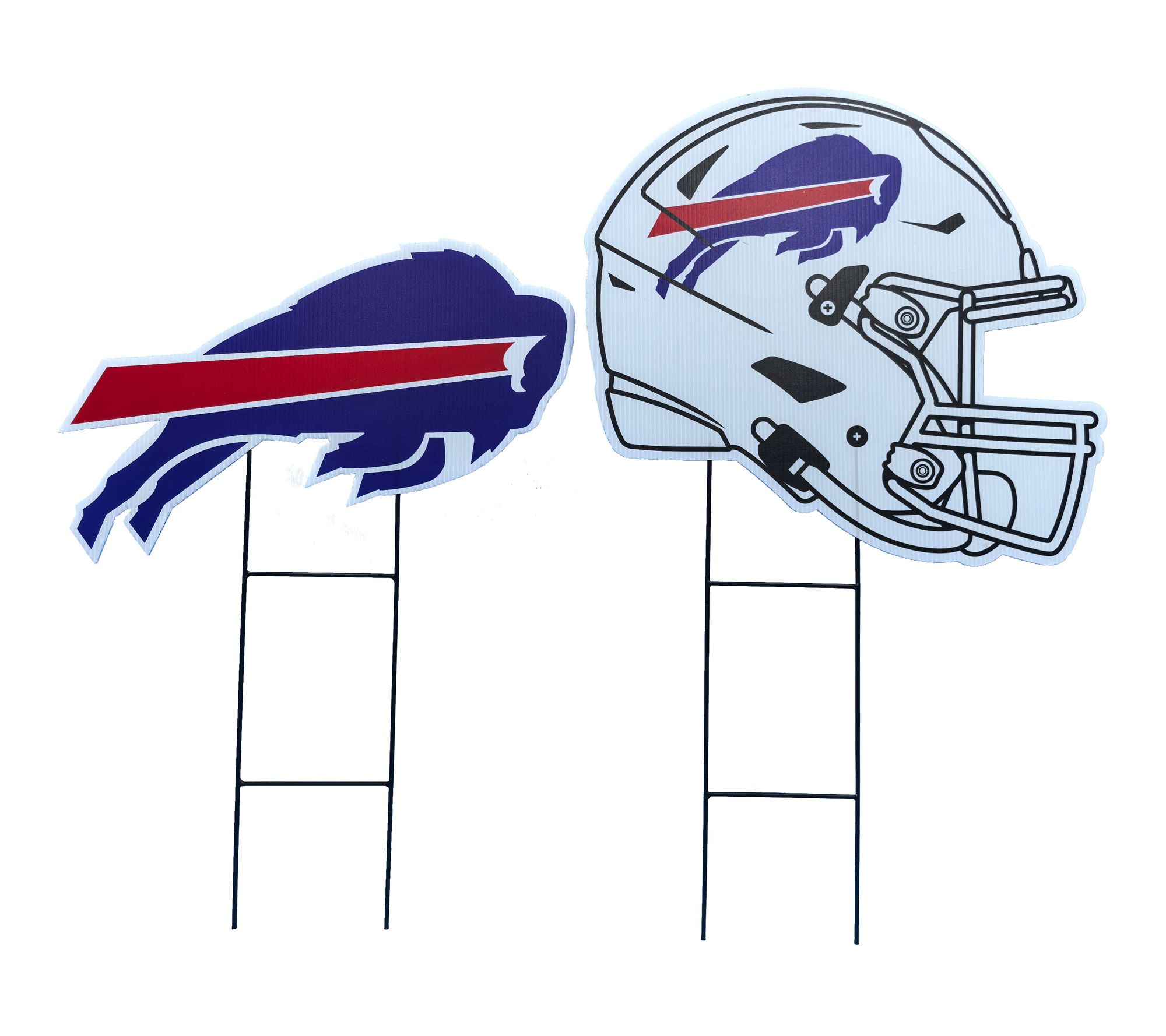 Pegasus Sports NFL Logo and Helmet 2 Pack Yardign Set