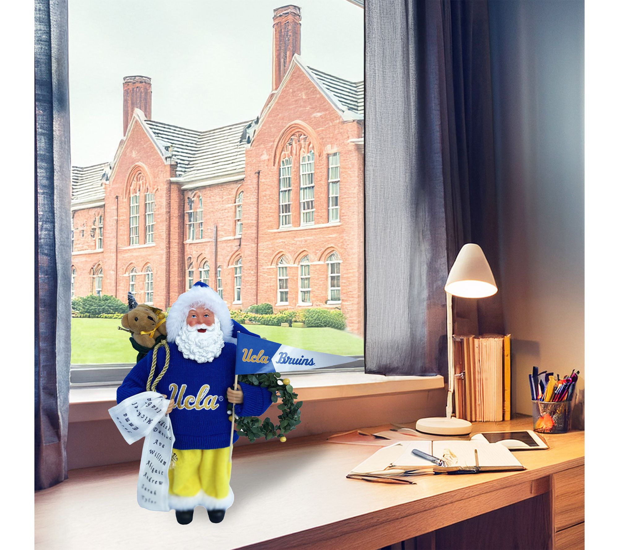 Santa's Workshop 12" NCAA Collegiate Proud Santa v2