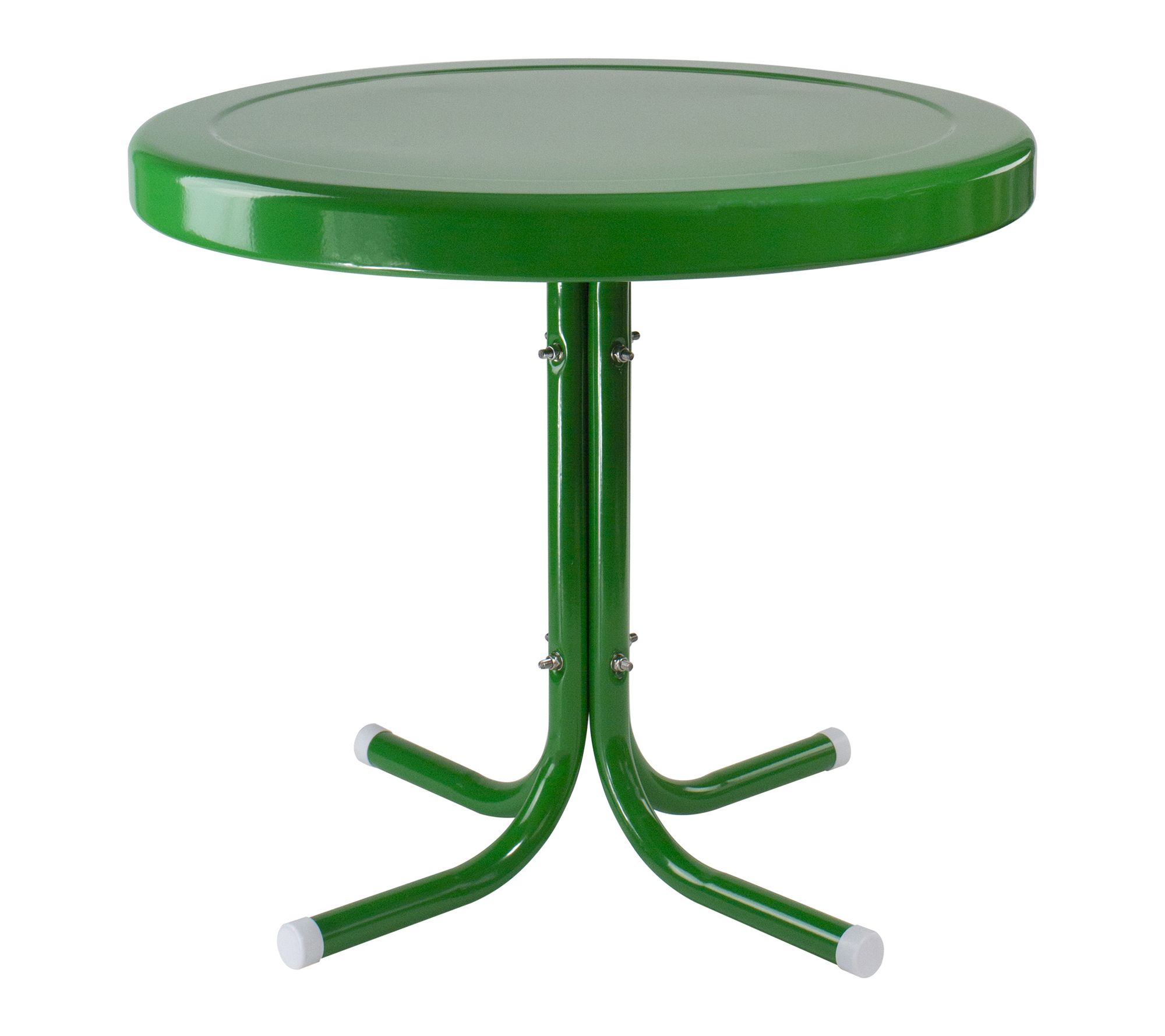 Northlight 22" Outdoor Retro Round Tulip Metal Side Table