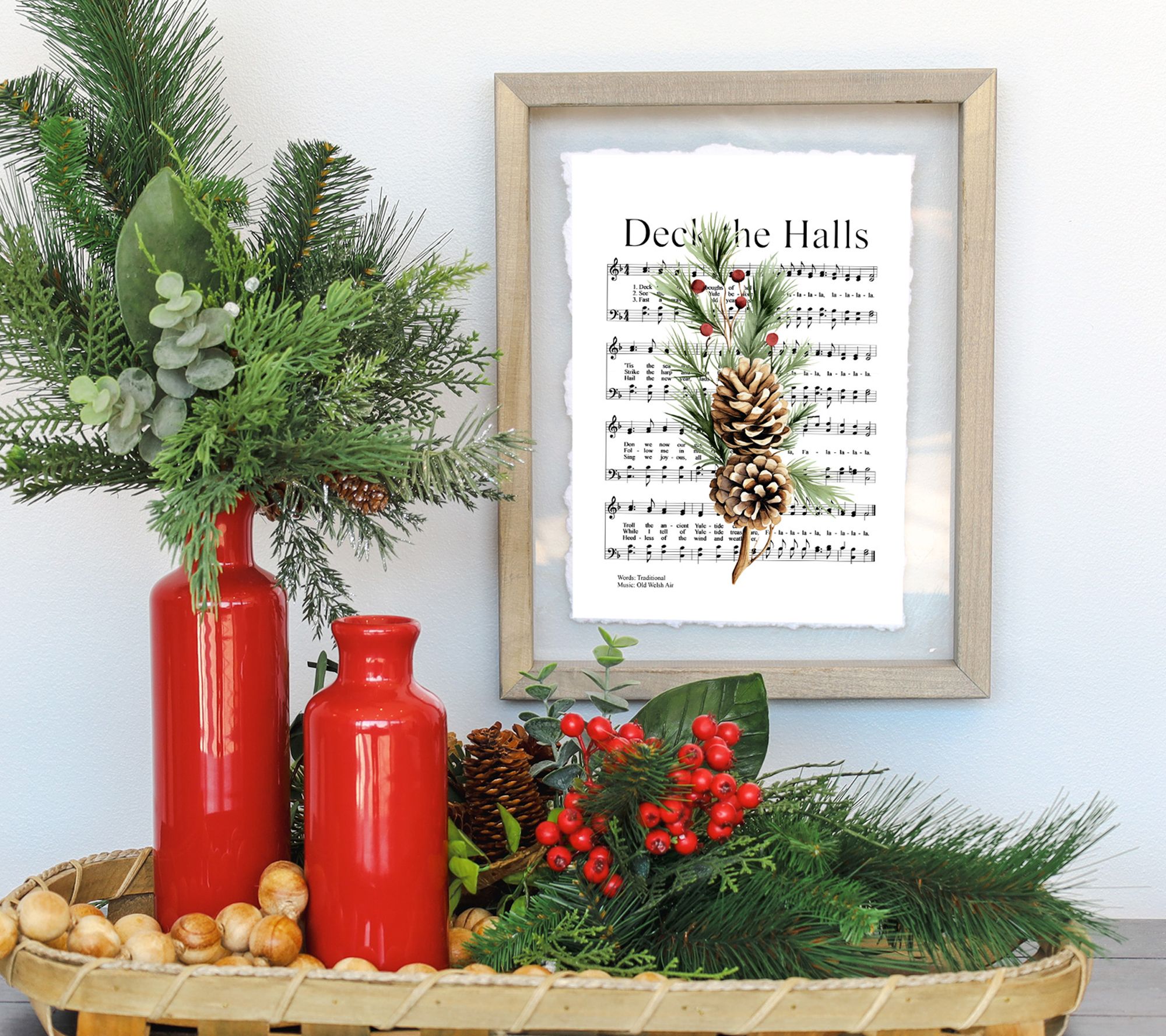 Sincere Surroundings 14" Greenery Floating Frame Art