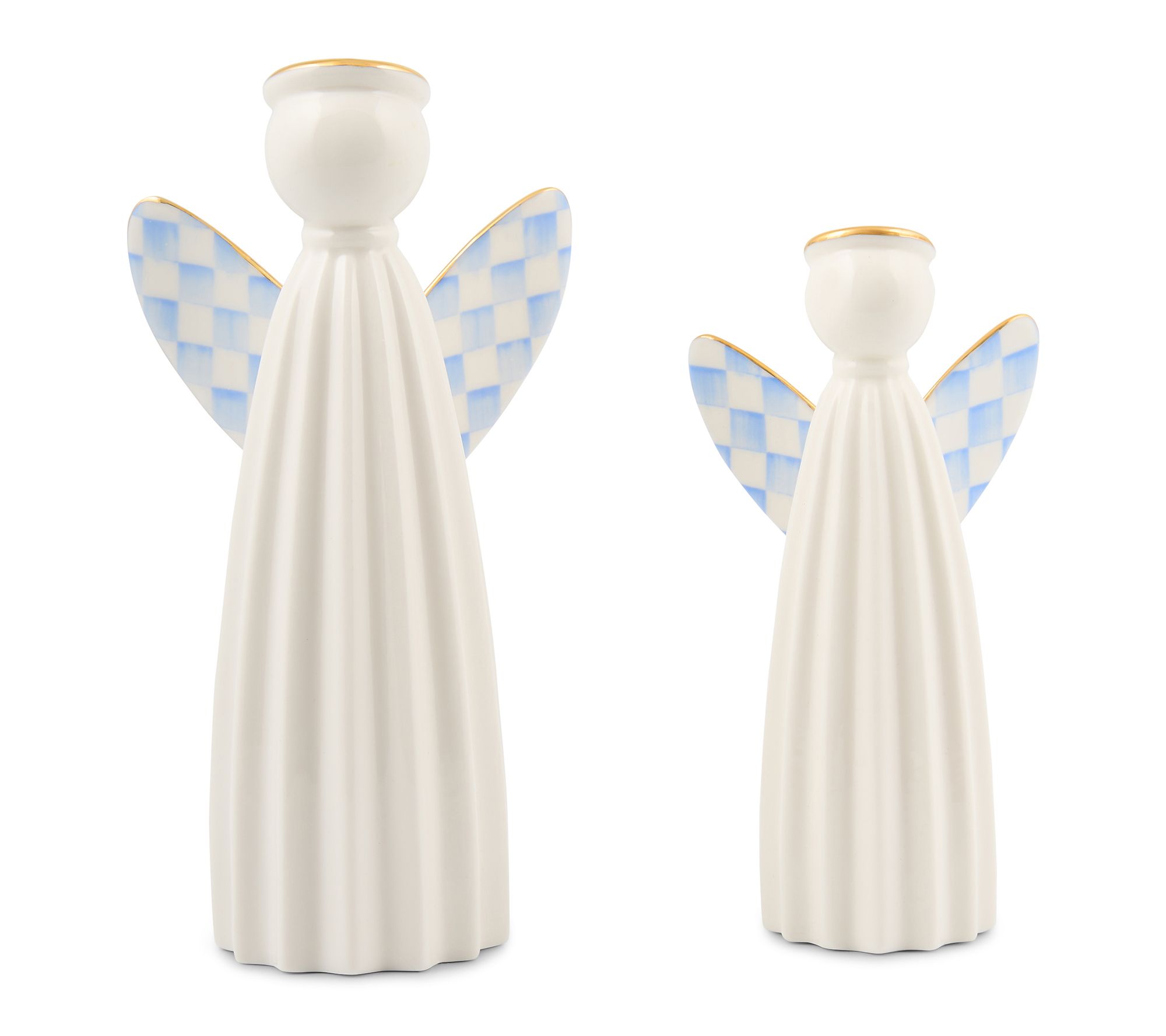 MacKenzie- Childs Set of 2 Illuminated Angels