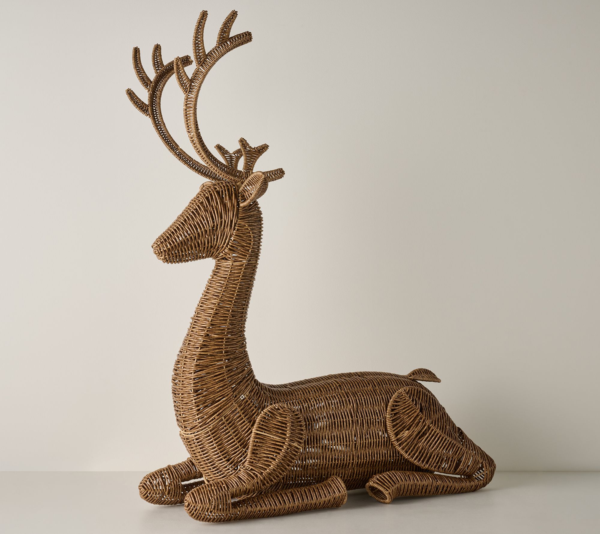 Home Reflections In/Outdoor Wire Sitting Deer Decor