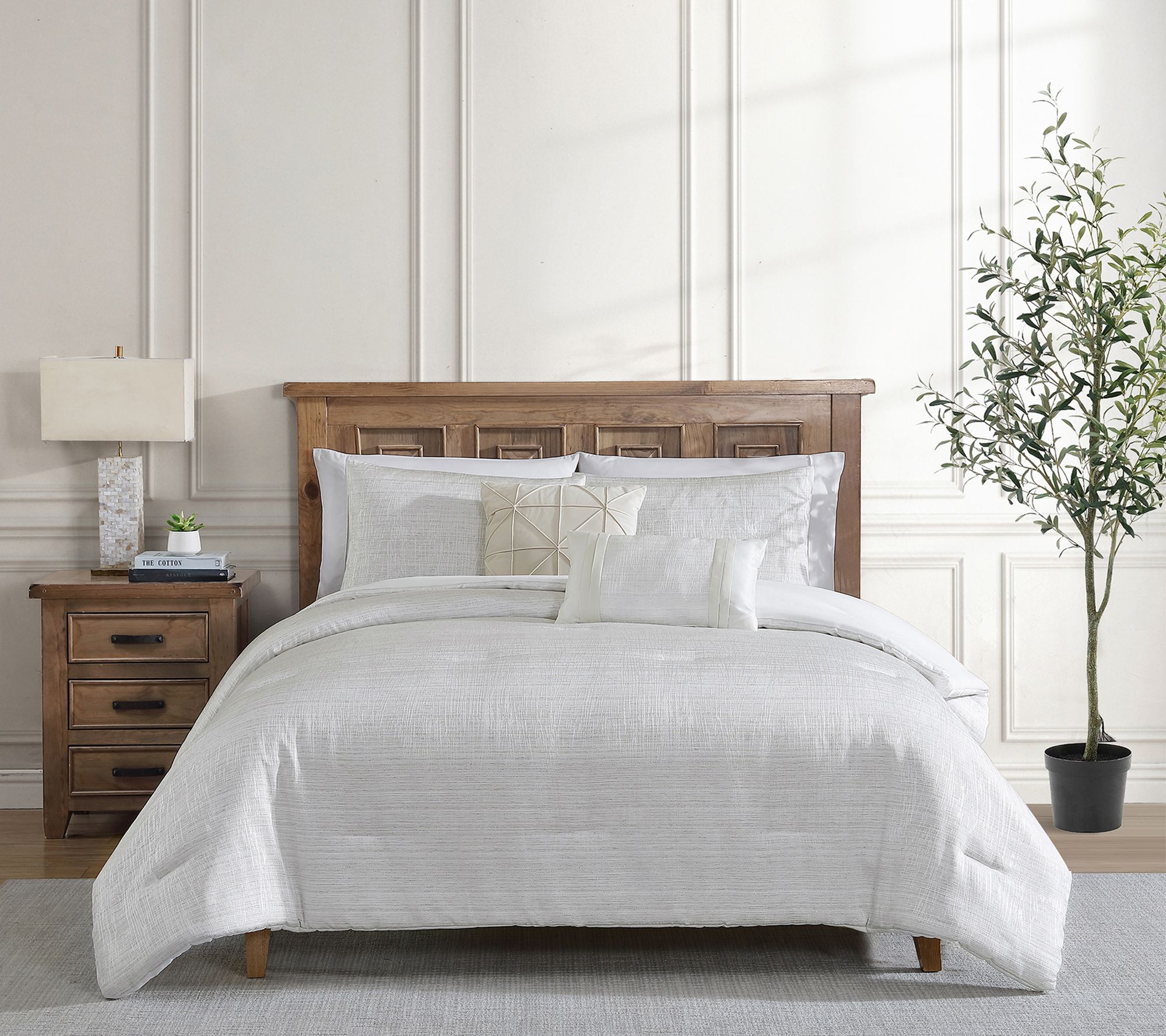 Tahari Home Oli via 5-Pc Jacqua rd Comforter Se t, Queen