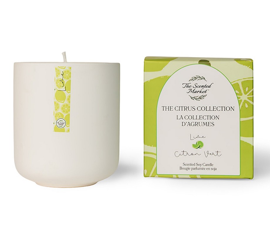 The Scented Market Citrus Scented Soy Candles w/ 60 Hour Burn