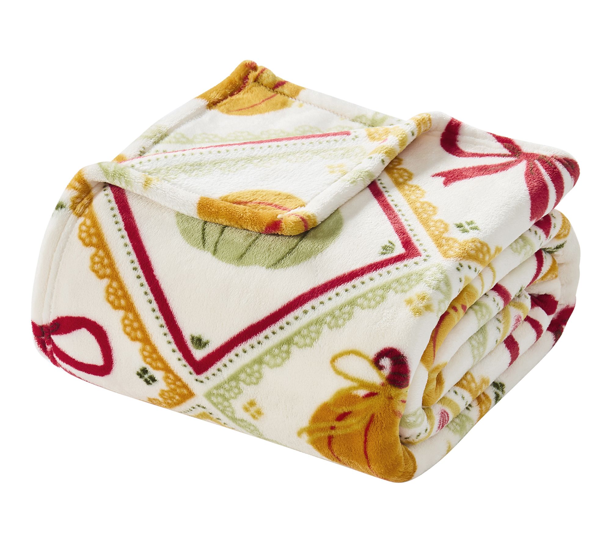 Hallmark Pumpkinette Plush Fall Throw Blanket