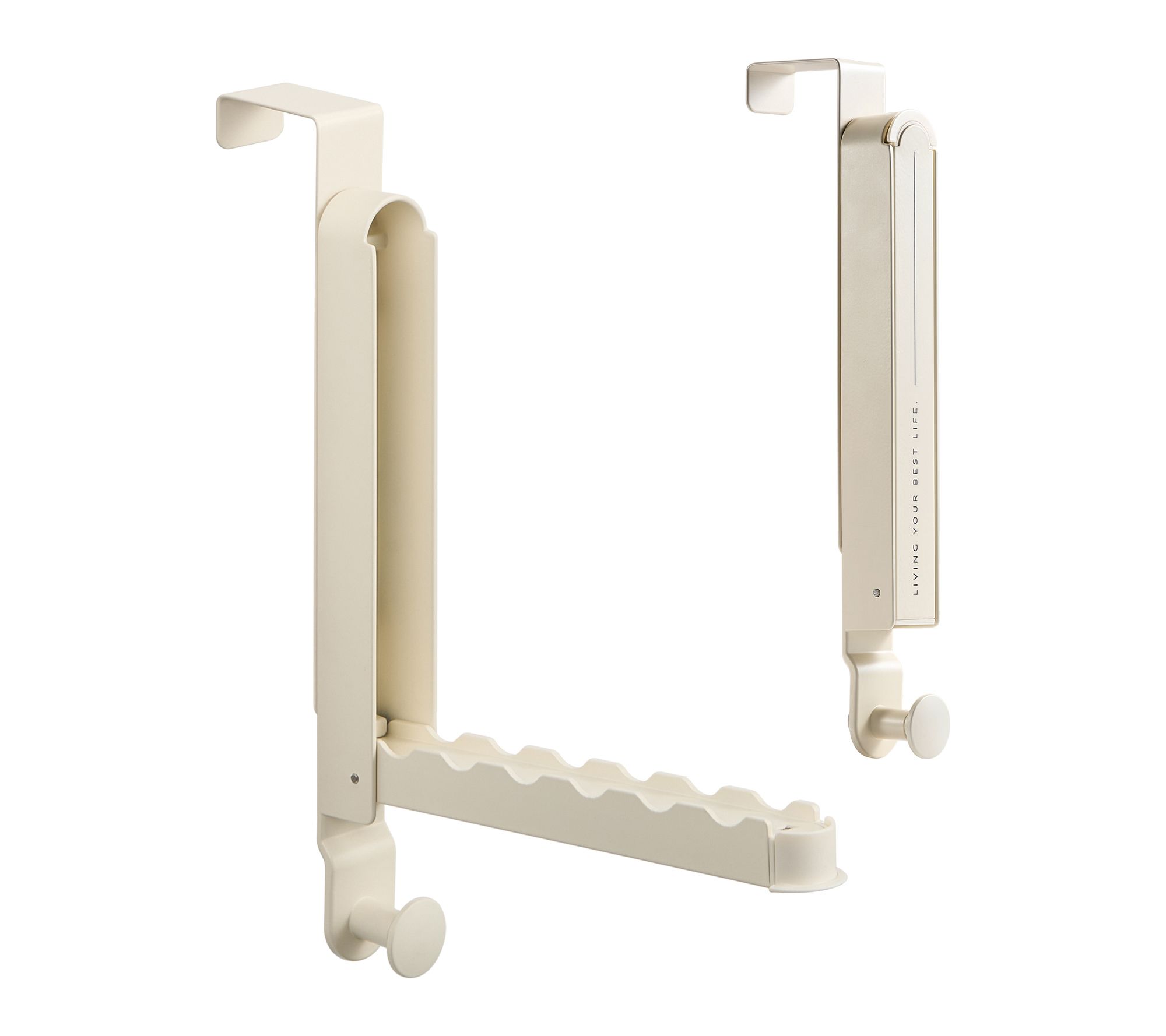 Sorbus Foldable Over Door Drying Rack Organizer 6 Hooks, 2 Pack