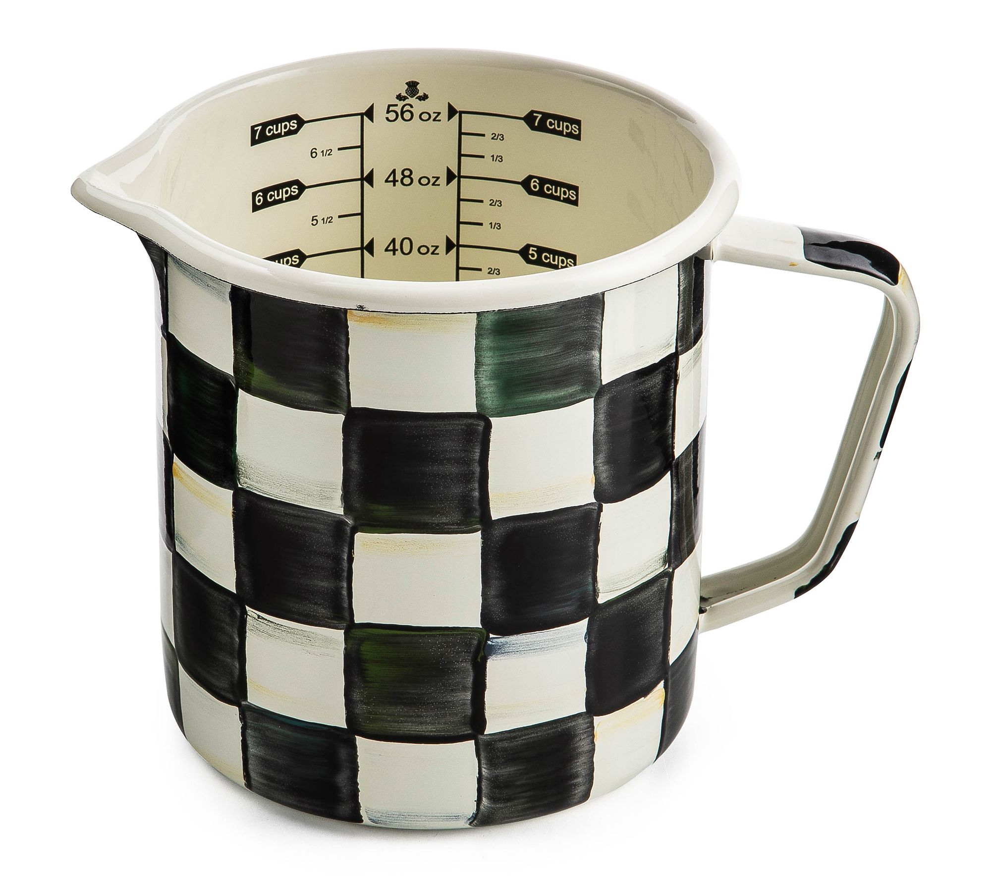 MacKenzie -Childs Check 7 Cup Measuring Cup