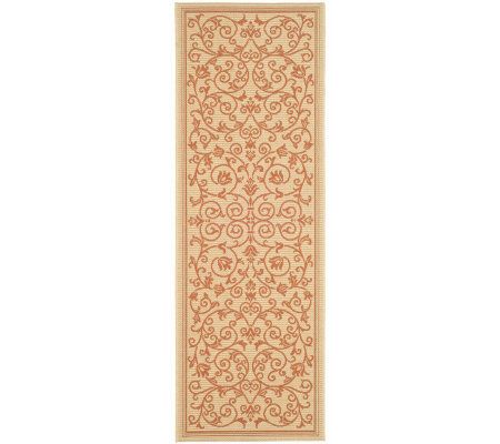 Safavieh Courtyard Heirloom Gate 2'4" x 6'7" Rug