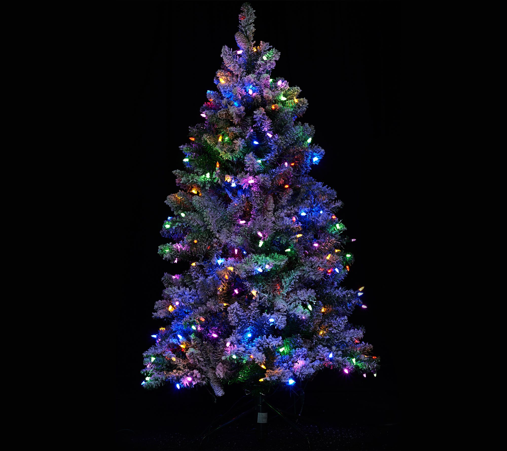 ED On Air Santa's Best 5' Frosted Simon Tree by Ellen DeGeneres - QVC.com