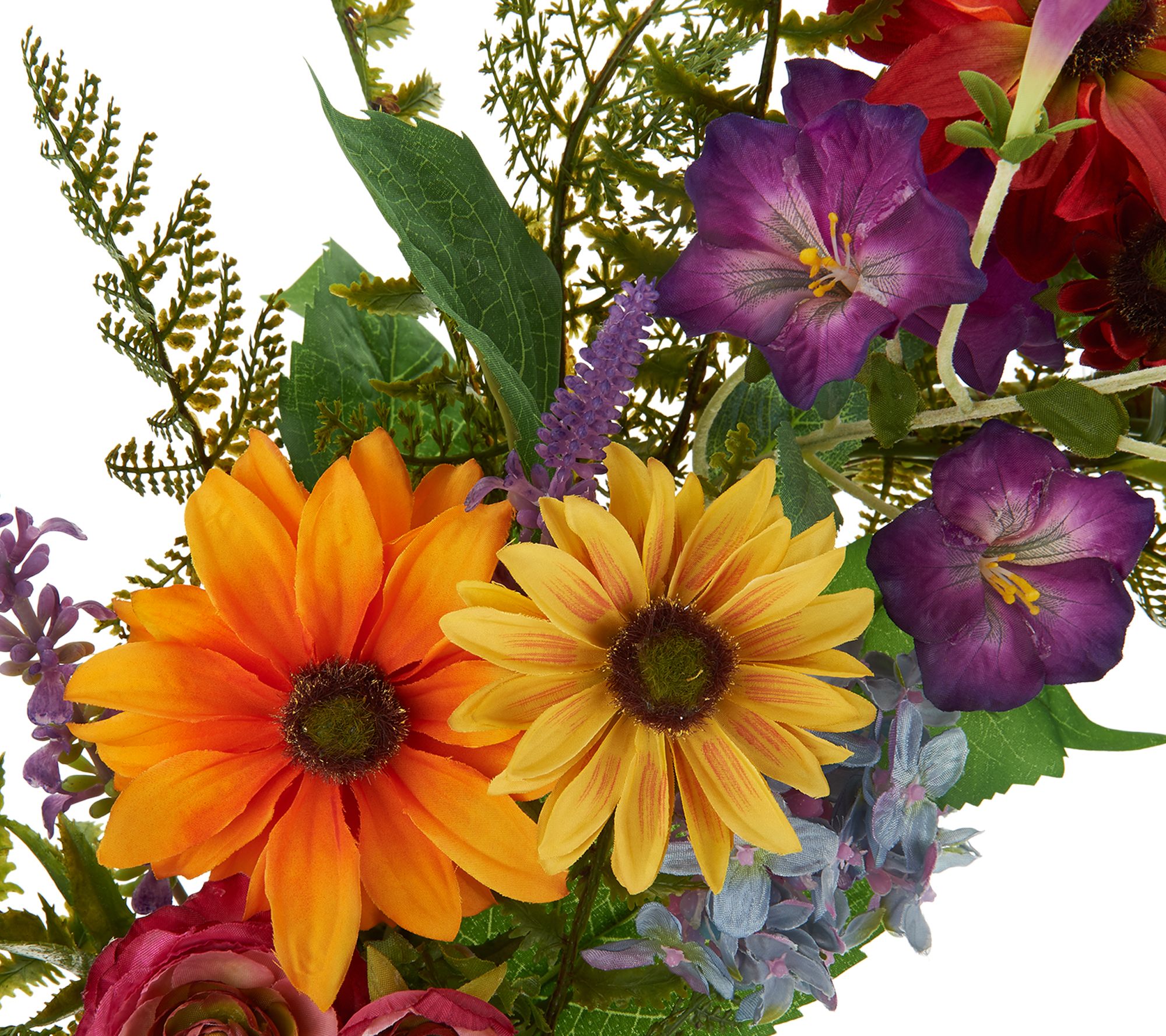 Anniversary 22" Garden in Bloom Wreath by Valerie