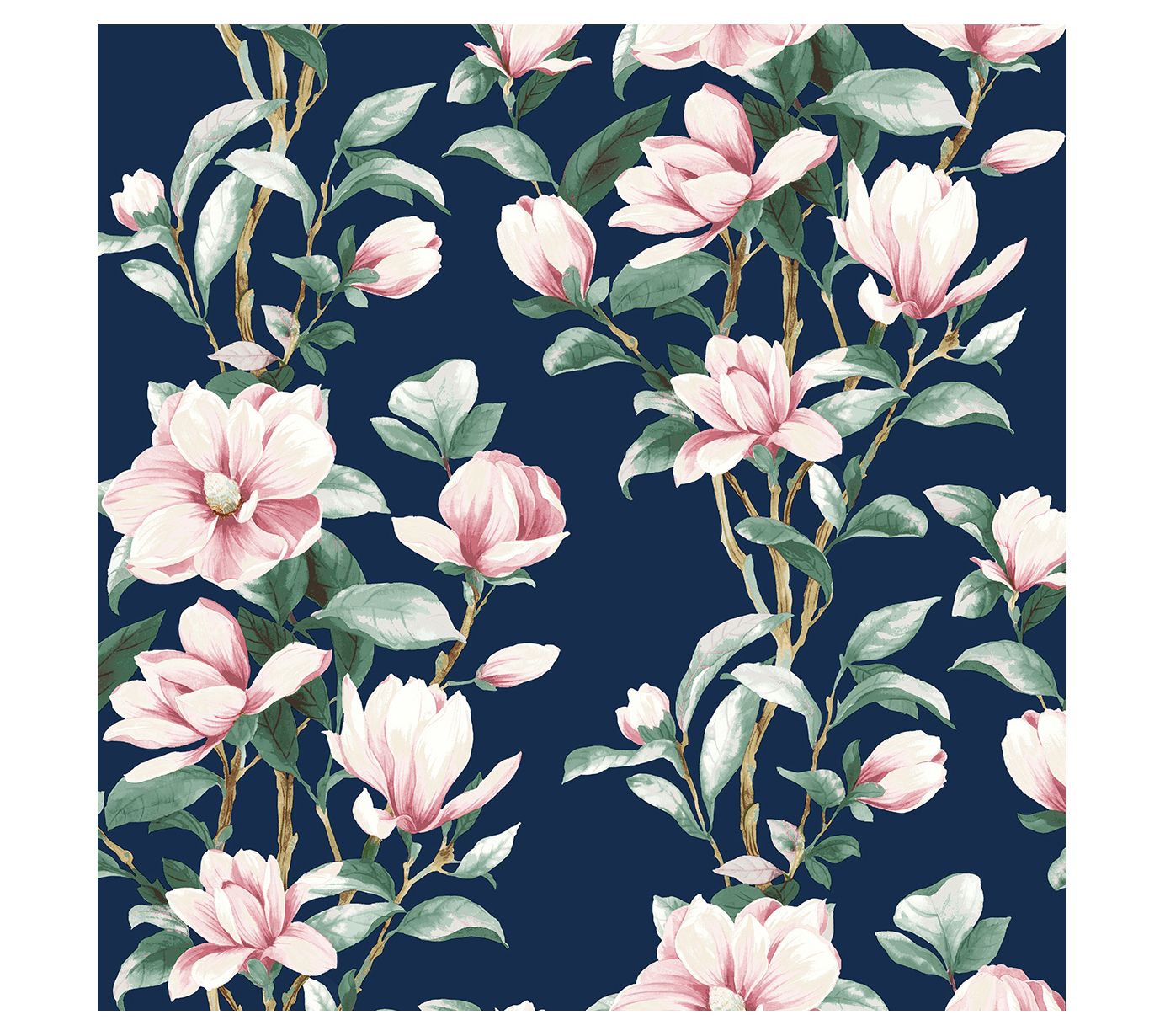Next Wall Magnolia Trail Floral Peel and StickWallpaper