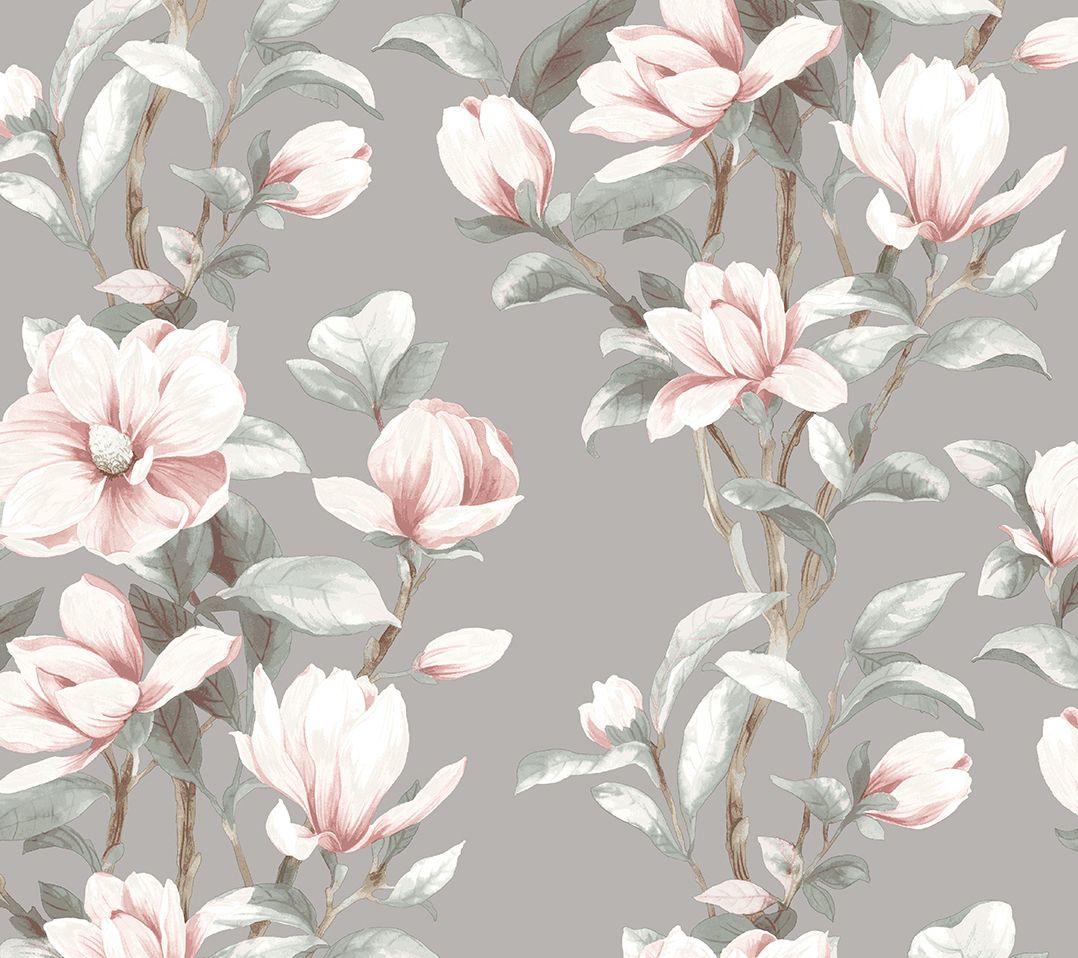 Next Wall Magnolia Trail Floral Peel and StickWallpaper