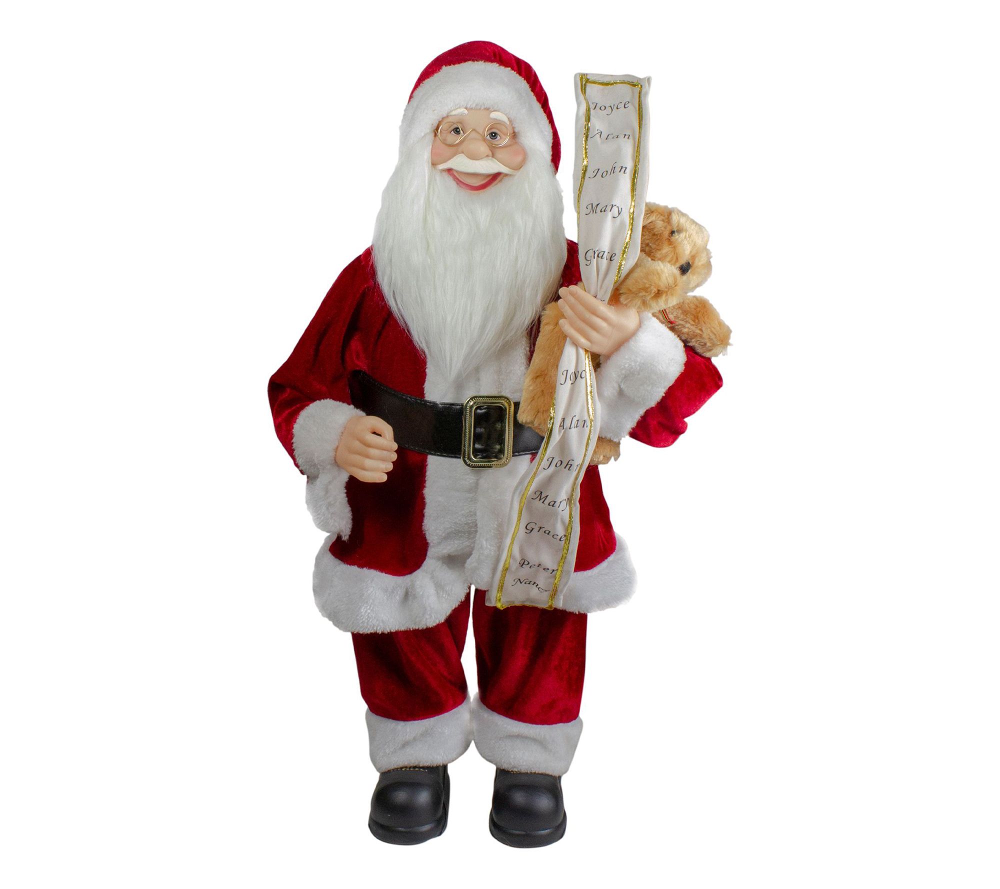 Northlight 24" Standing Santa Figure with Tree