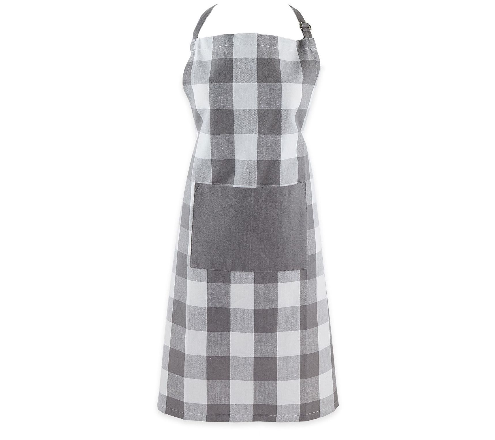 Design Imports Buffalo Check Adjustable Apron