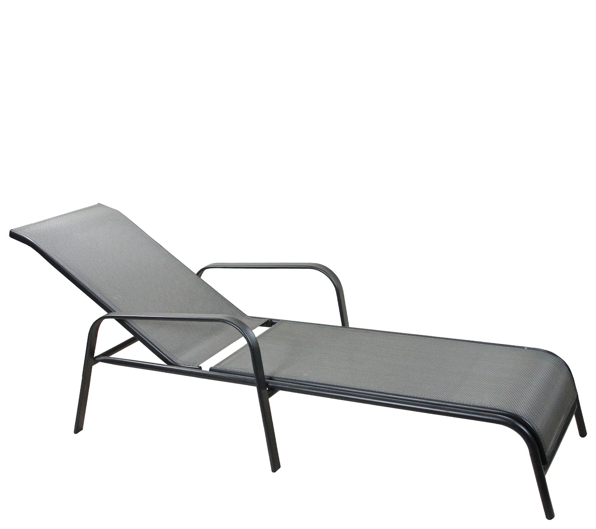 Northlight Aluminum And Mesh Reclining Chaise Lounge