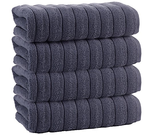 Vague Turkish Cotton Set of 4 Bath Towels
