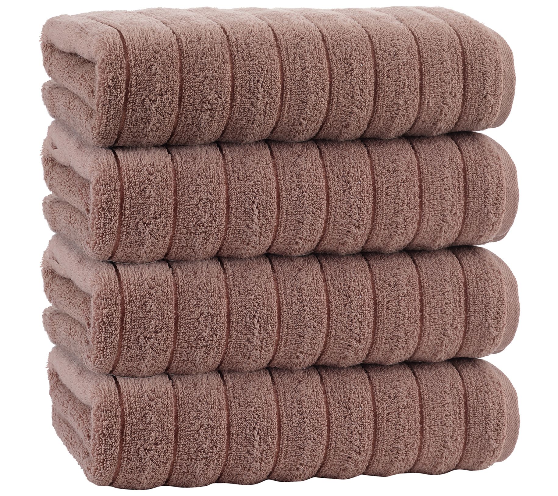 Vague Turkish Cotton Set of 4 Bath Towels