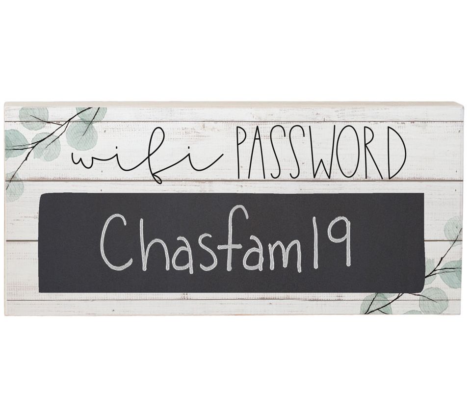 WiFi Password Chalk Talk