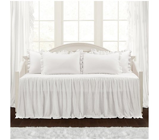 Ruffle Skirt Daybed Cover 5-pc Set by Lush Decor - QVC.com