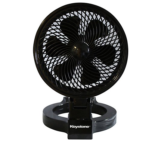 Keystone 7" Convertible Fan, Black
