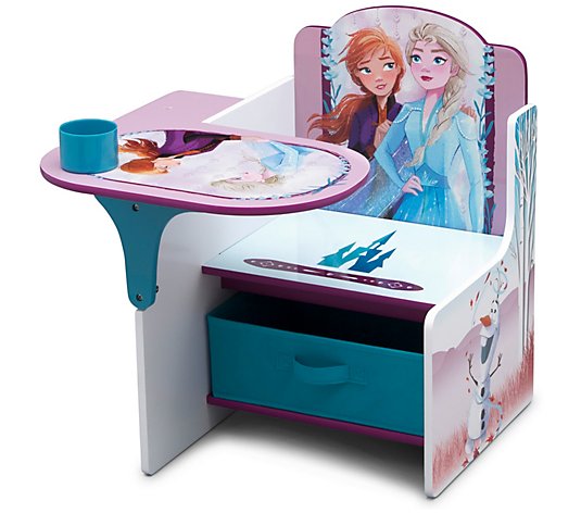 Disney Frozen II Chair Desk with Storage Bin byDelta Children