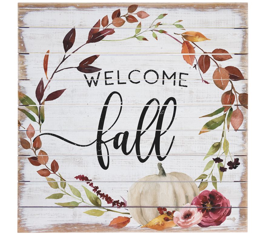 Welcome Fall Perfect Pallet By Sincere Surroundings. - QVC.com