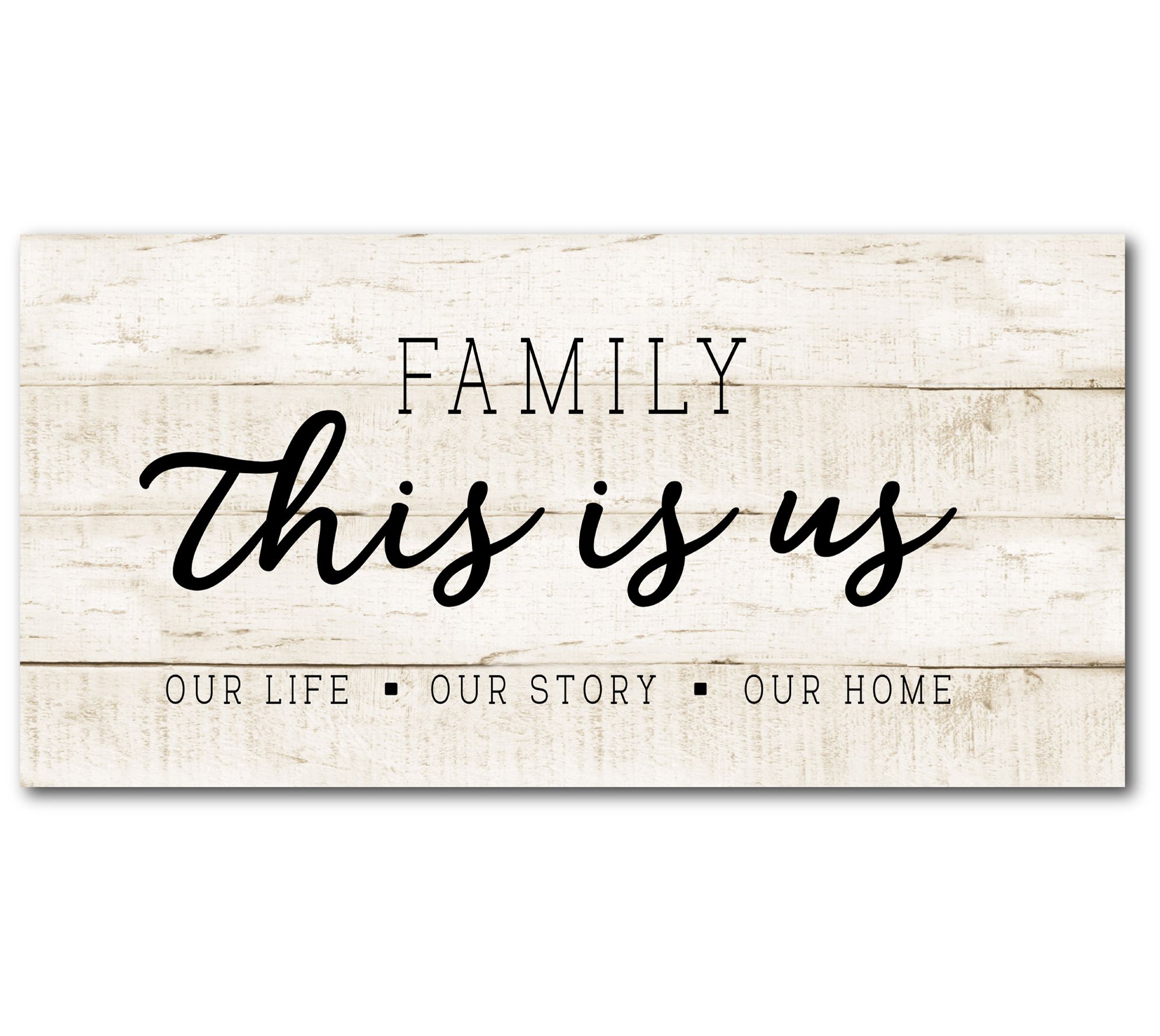 Courtside Market This Is Us 12x24 Canvas Wall Art