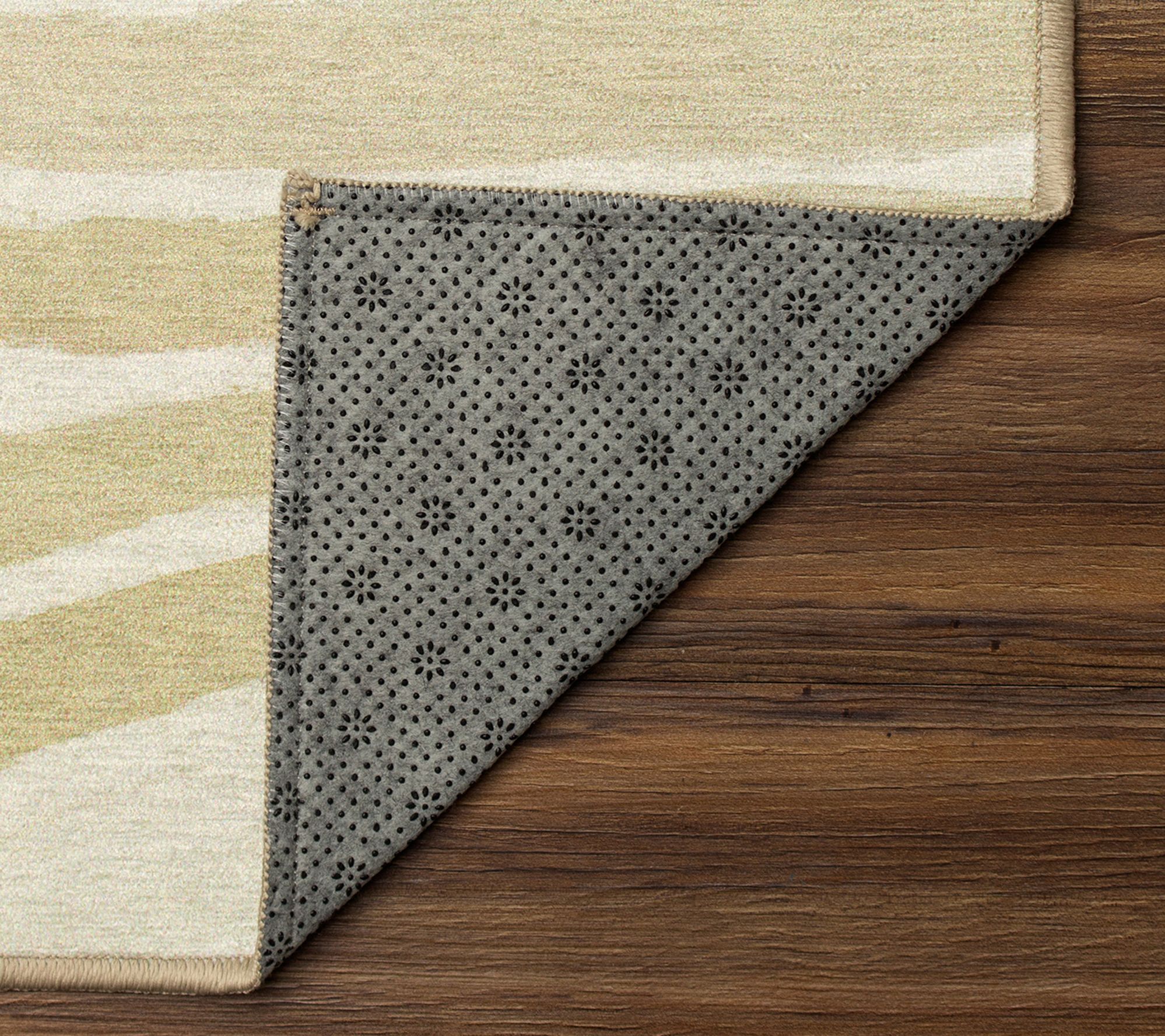 My Magic Carpet Washable Rug Waves Natural 5x7