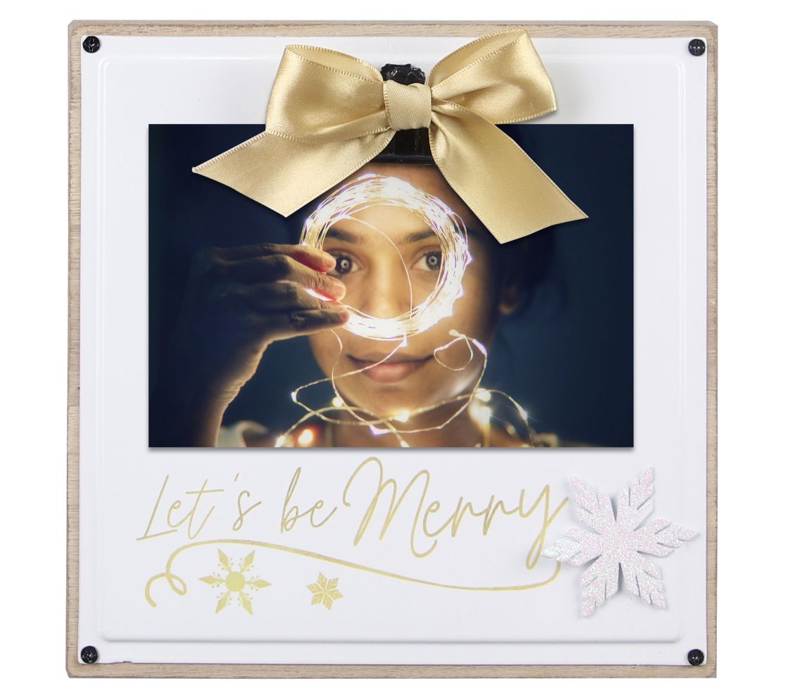 Young's S/3 Wood Christmas Tabletop Photo Clip