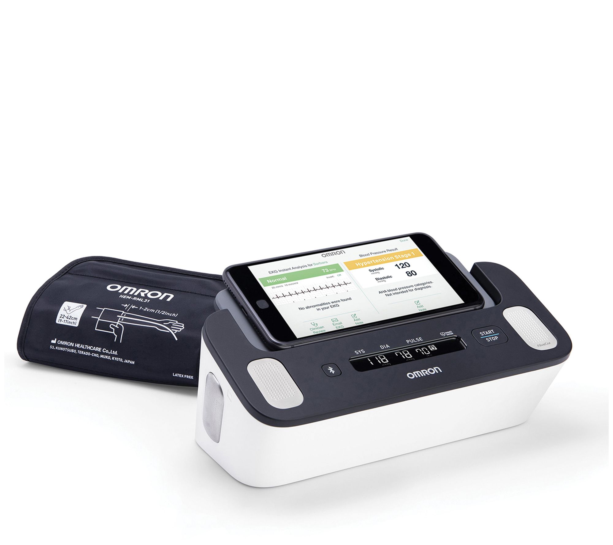 Omron Complete Wireless Blood Pressure Monitor & EKG Monitor 