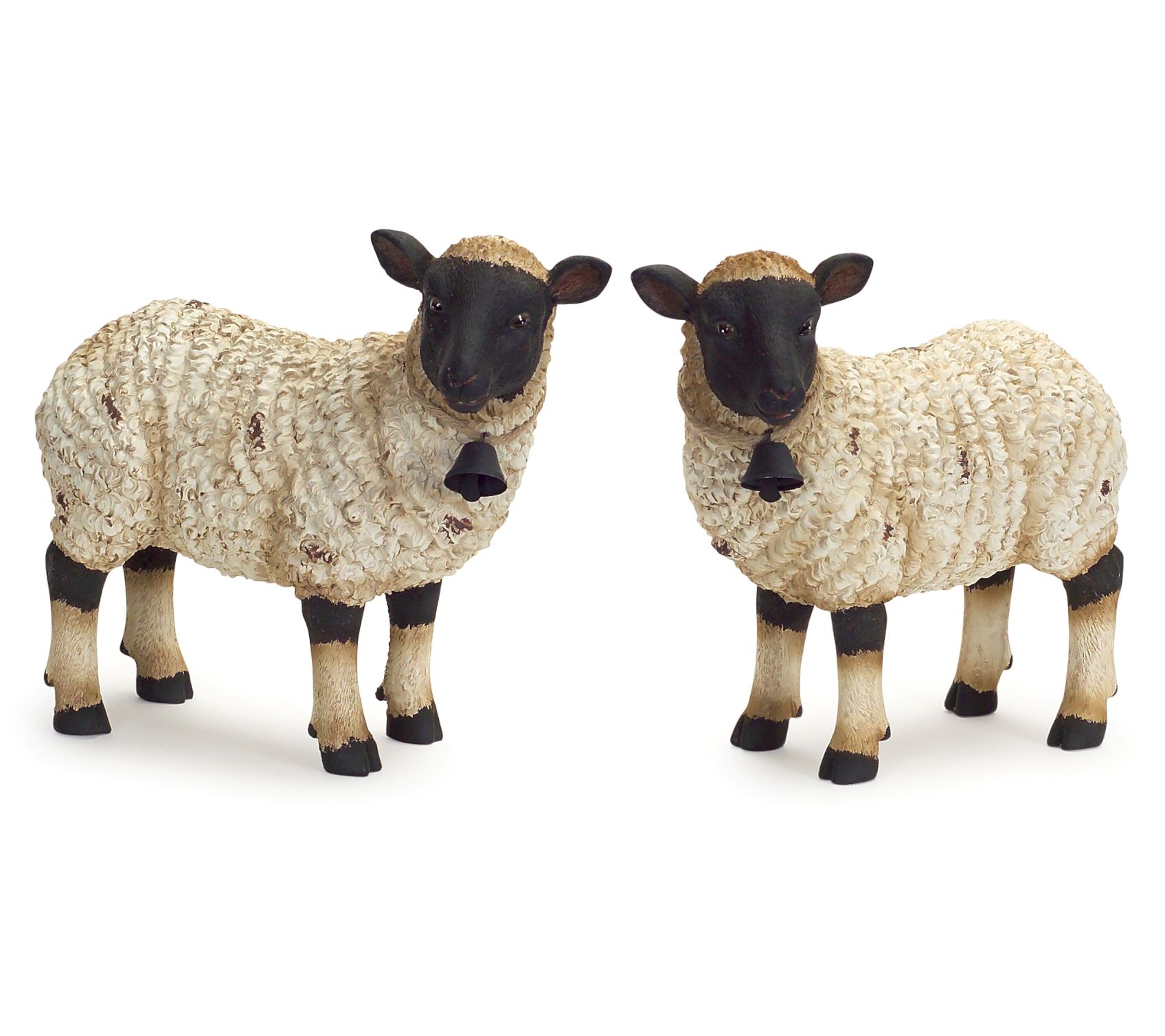 Melrose Tabletop Sheep Figurines - Set of Two 