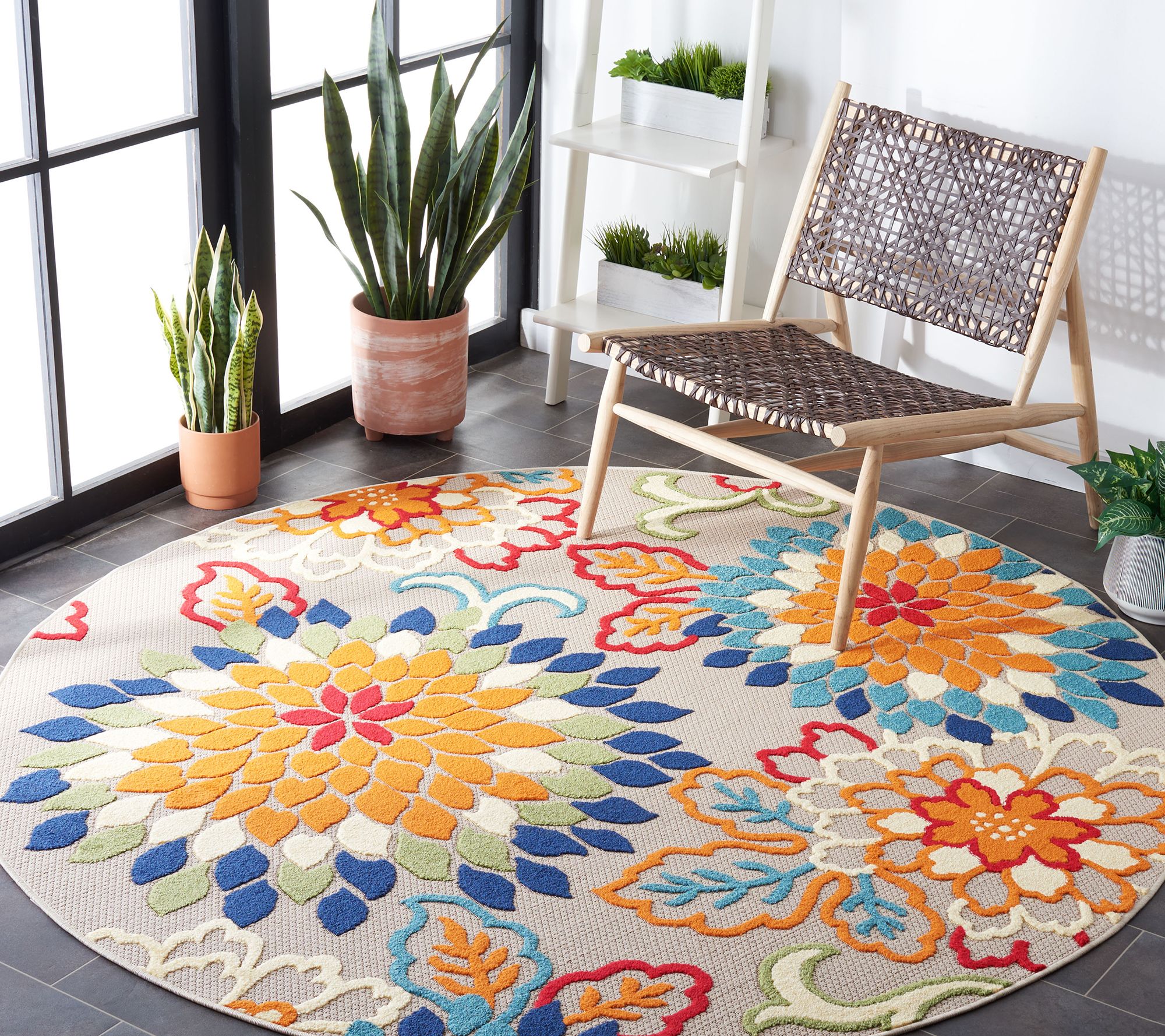 Safavieh Cabana 391 Series 6'-7" X 6'-7" Round