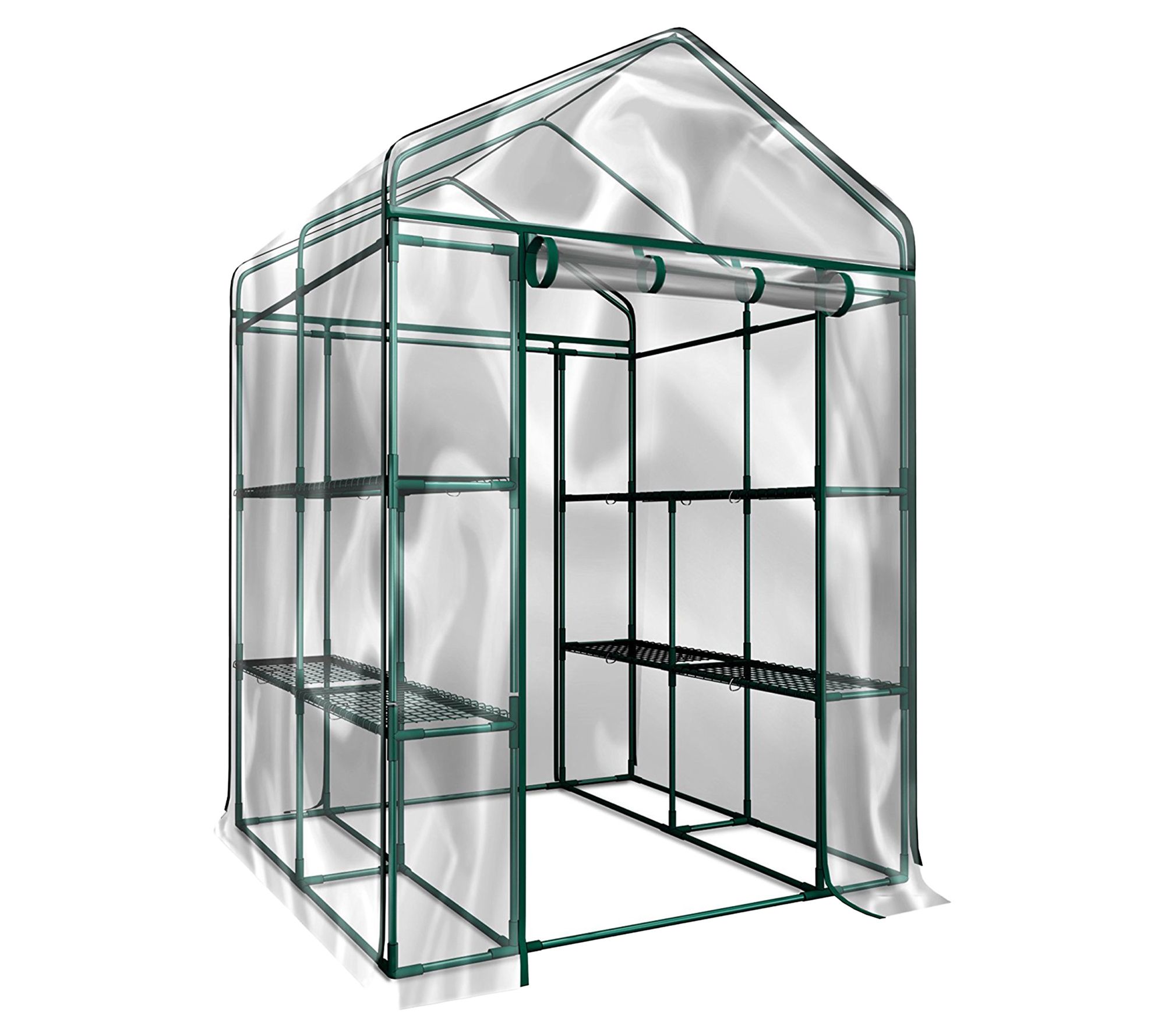 Home-Complete Walk in Greenhouse with 8 Sturdy helves