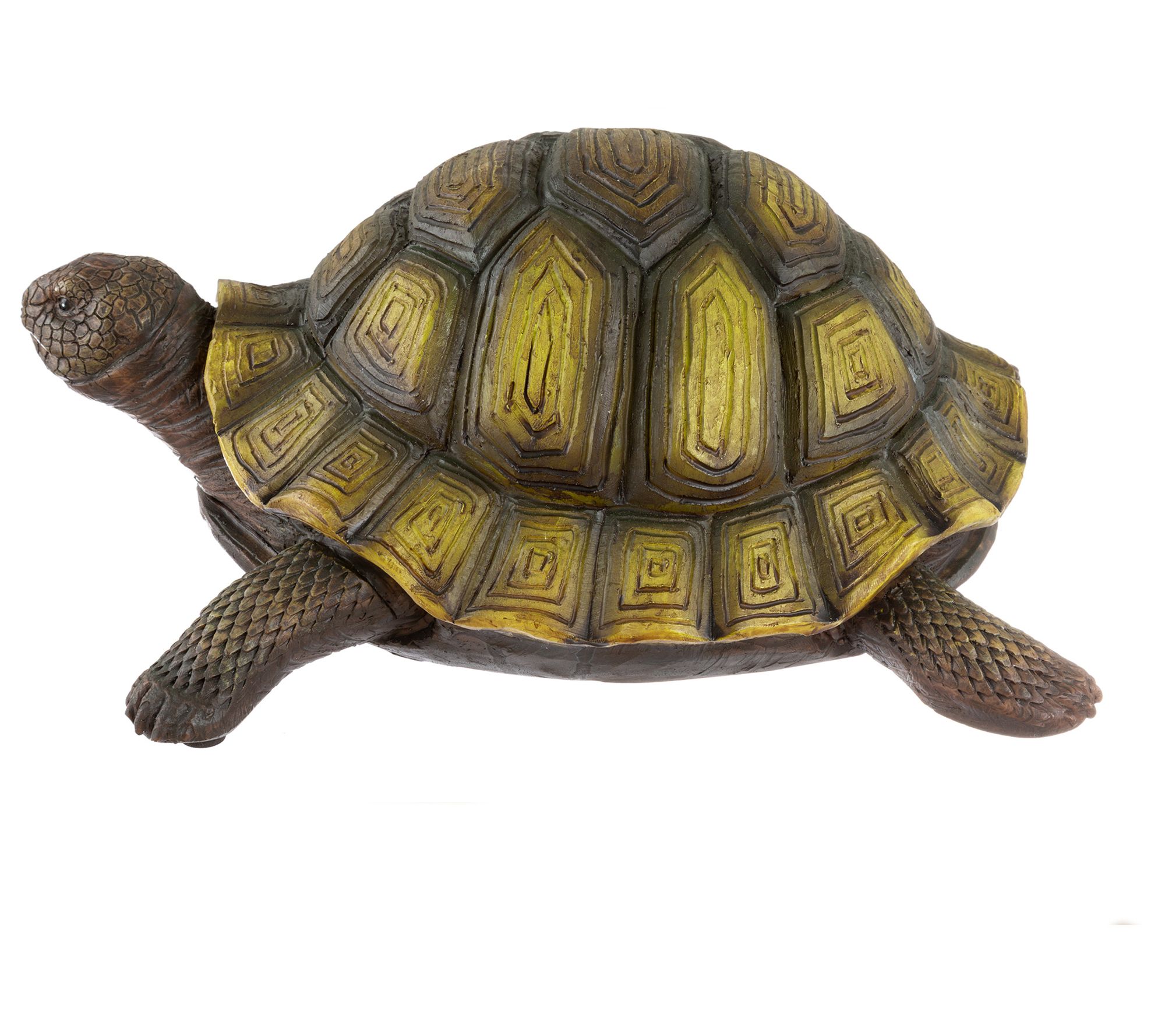 Pure Garden Turtle Statue-Resin Zen Animal Figurine - QVC.com