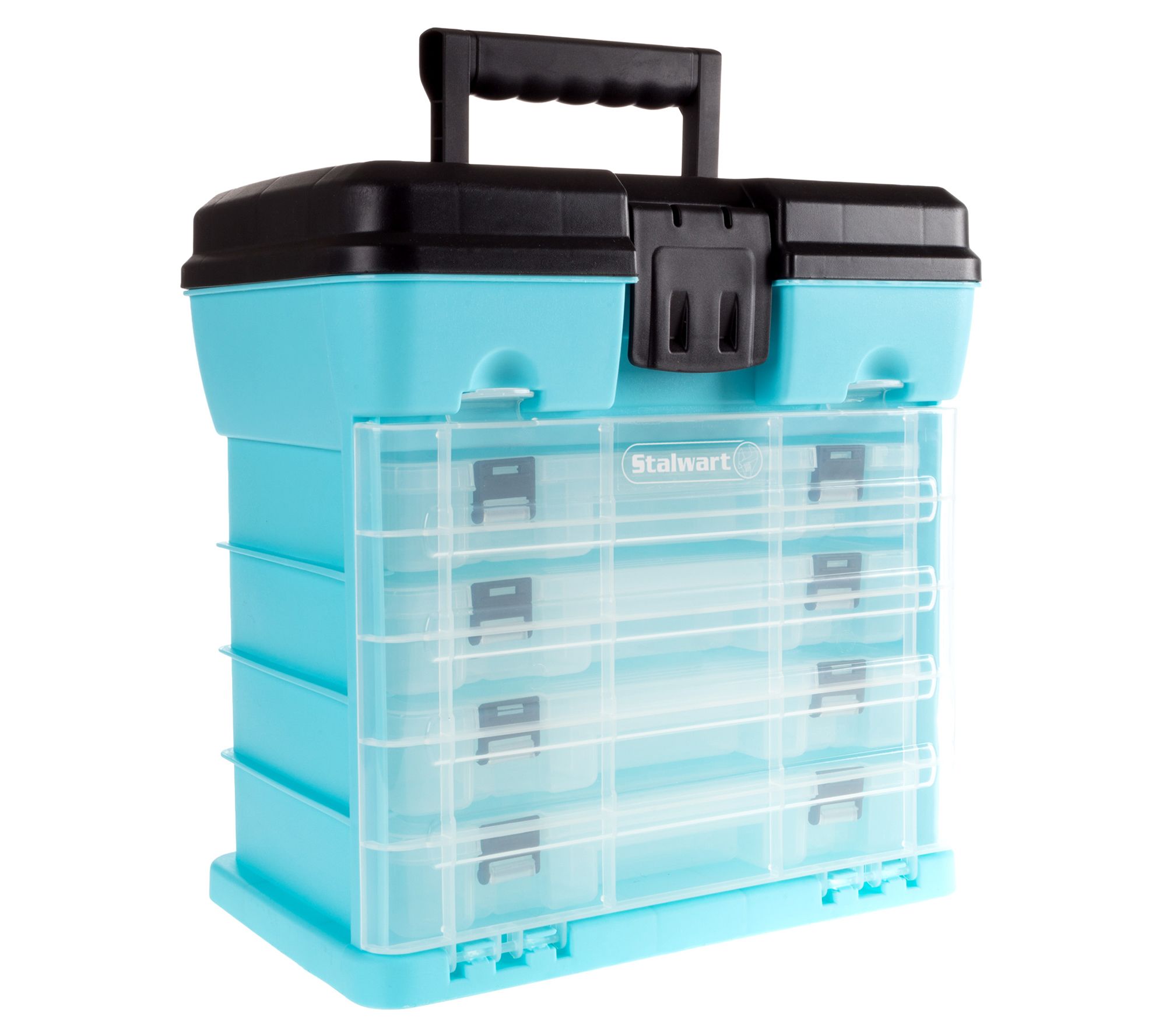 Stalwart Portable Tool Box - Small Parts Organizer w/ Drawers