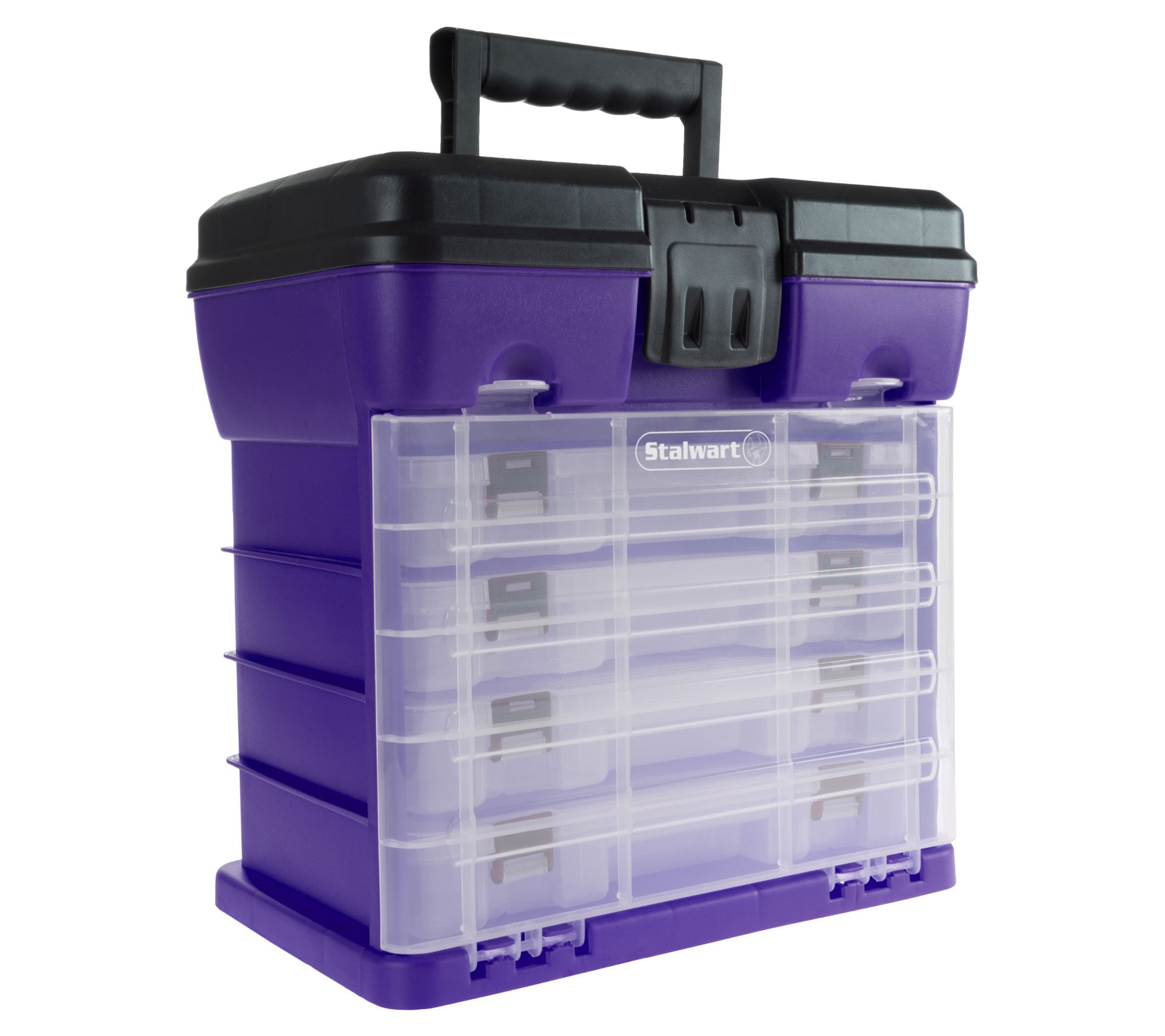Stalwart Portable Tool Box - Small Parts Organizer w/ Drawers