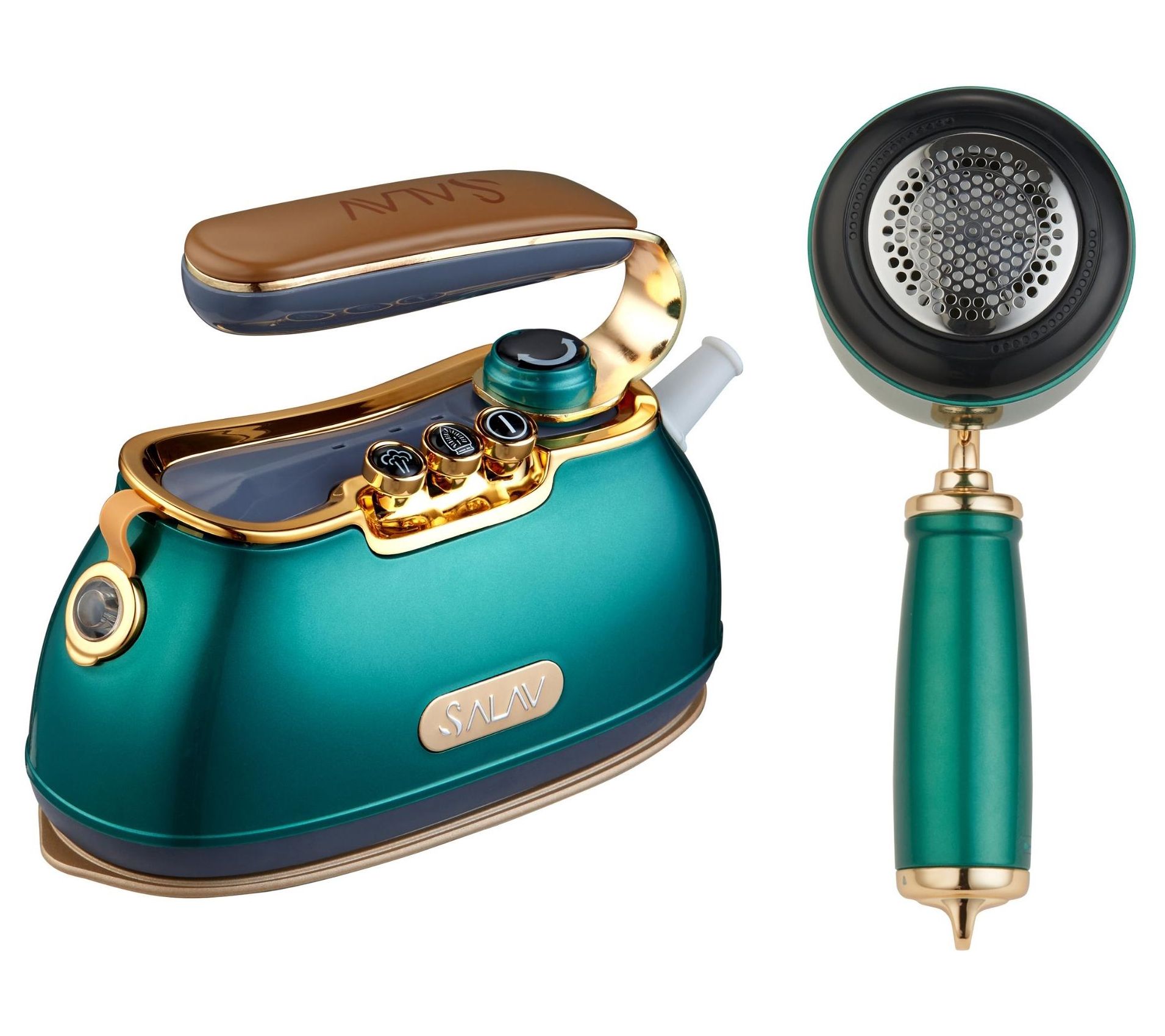 SALAV Retro Edition Iron+Steamer and Fabric Shaver Set