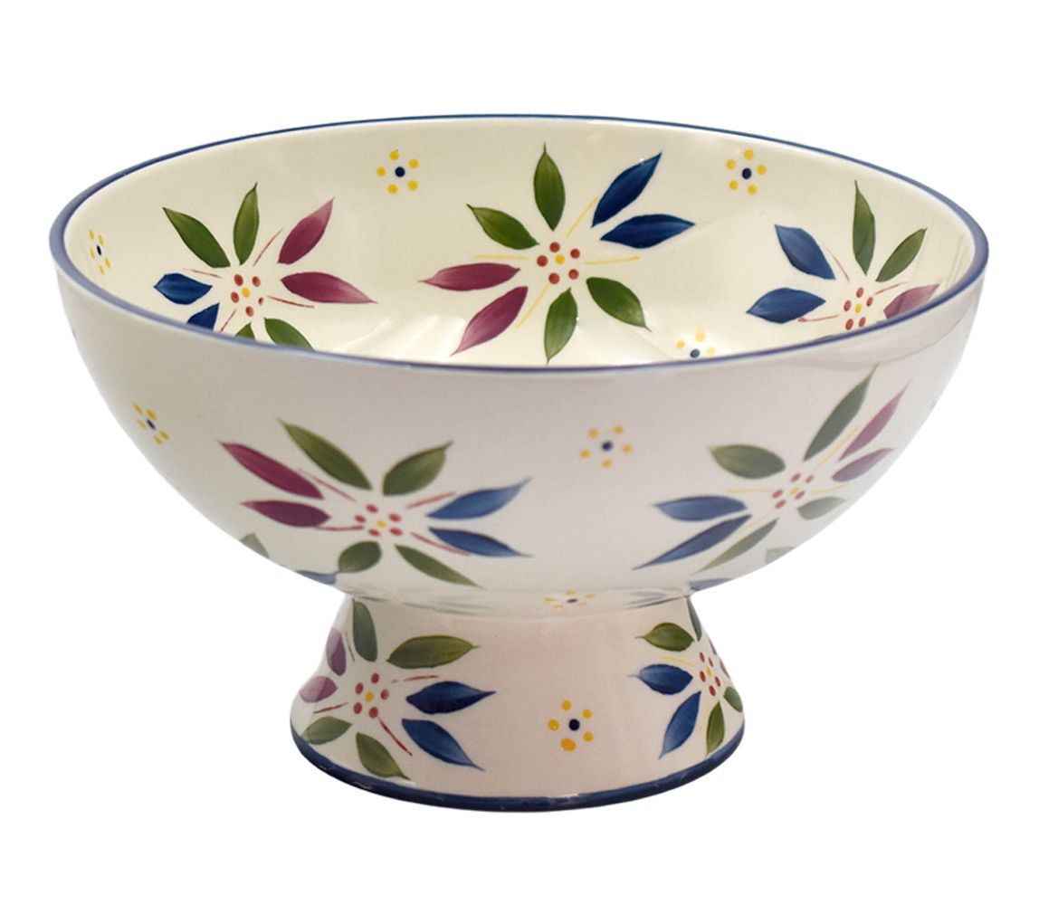 Temp-tations Old World 3-qt Pedestal Bowl