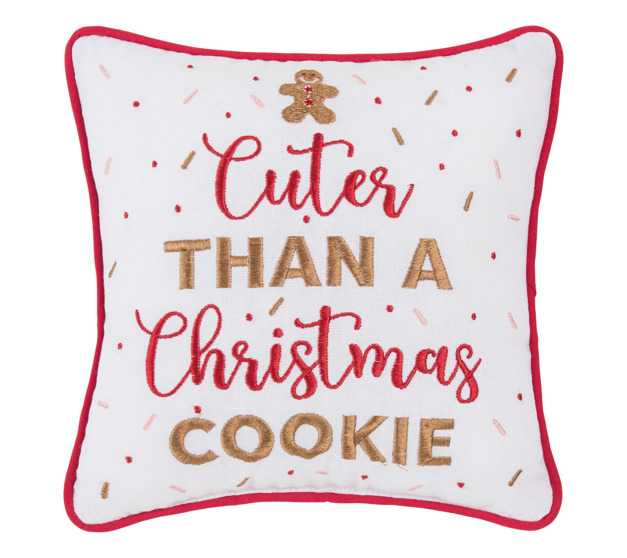 Cuter Than A Christmas Cookie Pillow by Valerie