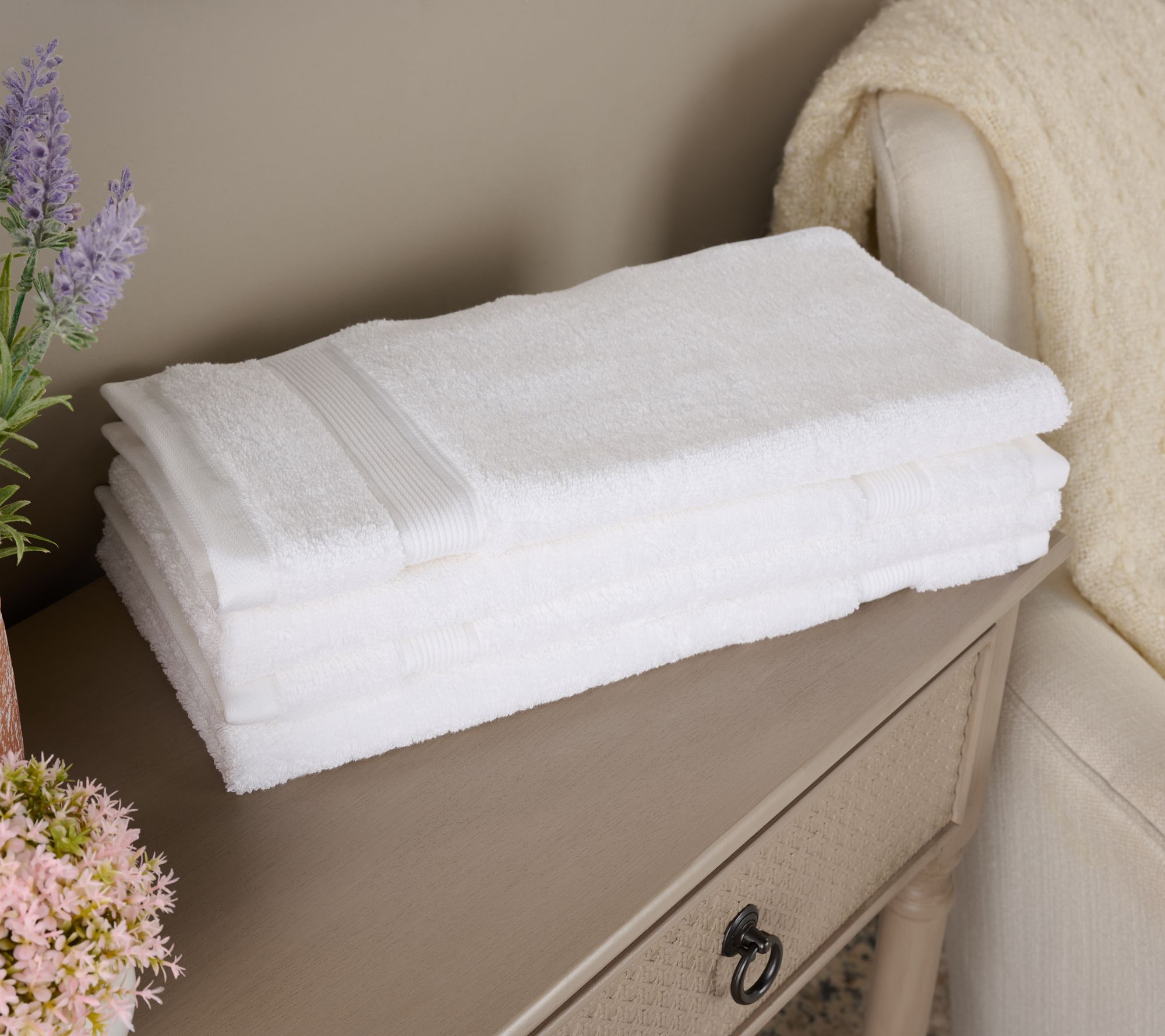 Northern Nights Egyptian Cotton 4-Piece Hand Towel Set