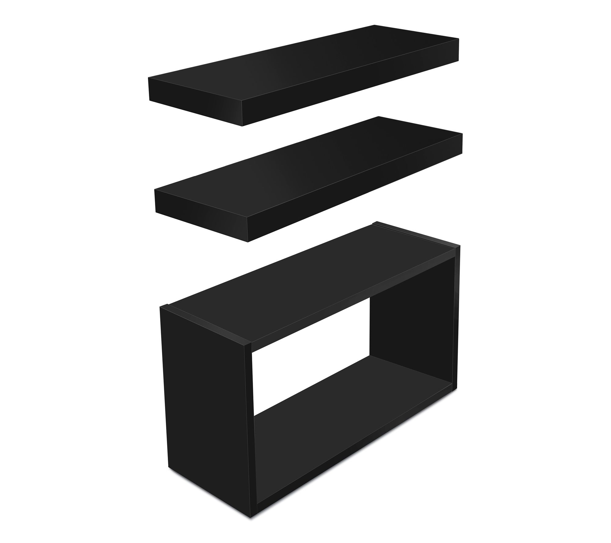 Sorbus Floating Shelves for Wall Set of 3