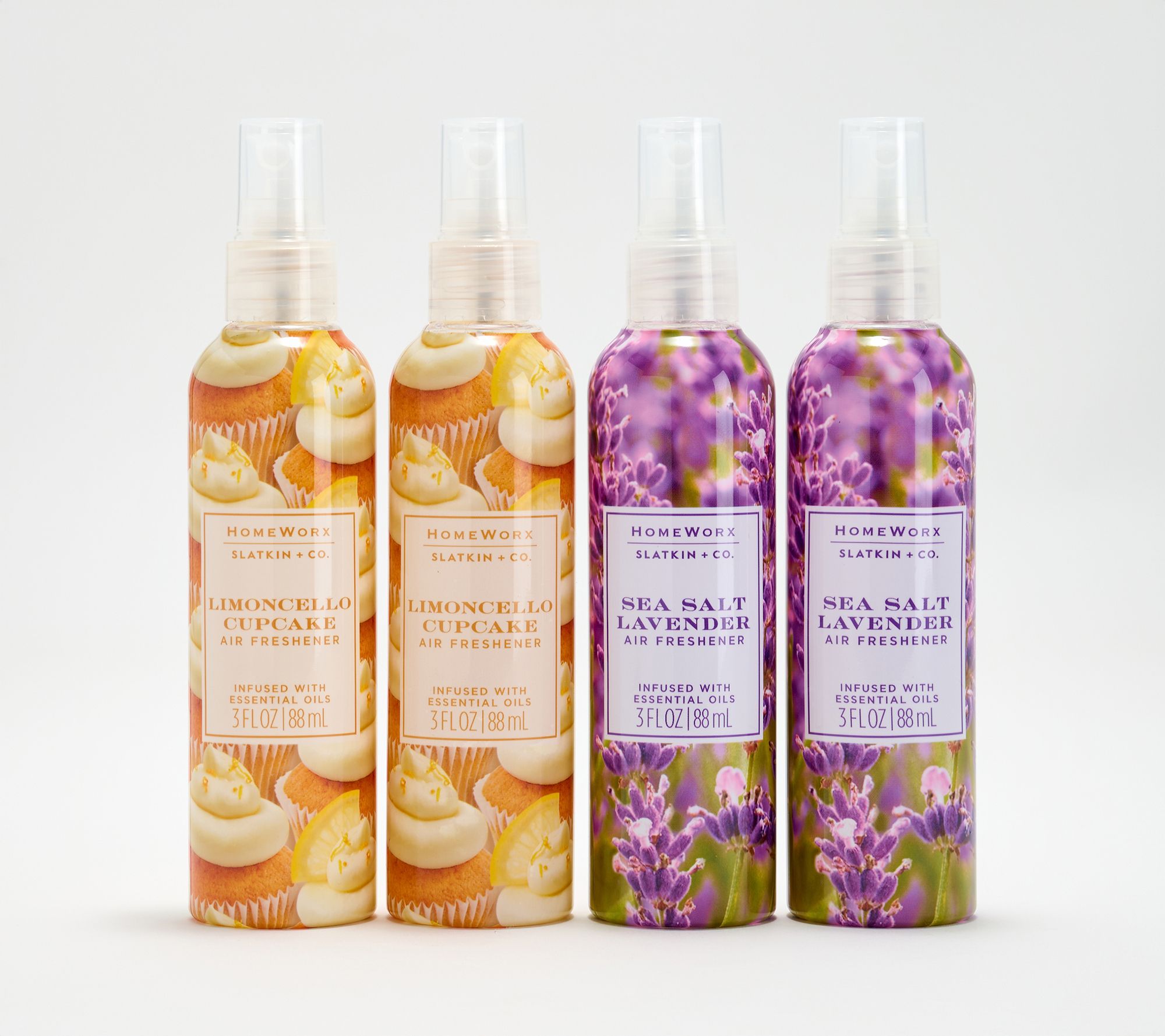 HomeWorx by Slatkin + Co. S/4 Travel Size Air Freshner Sprays