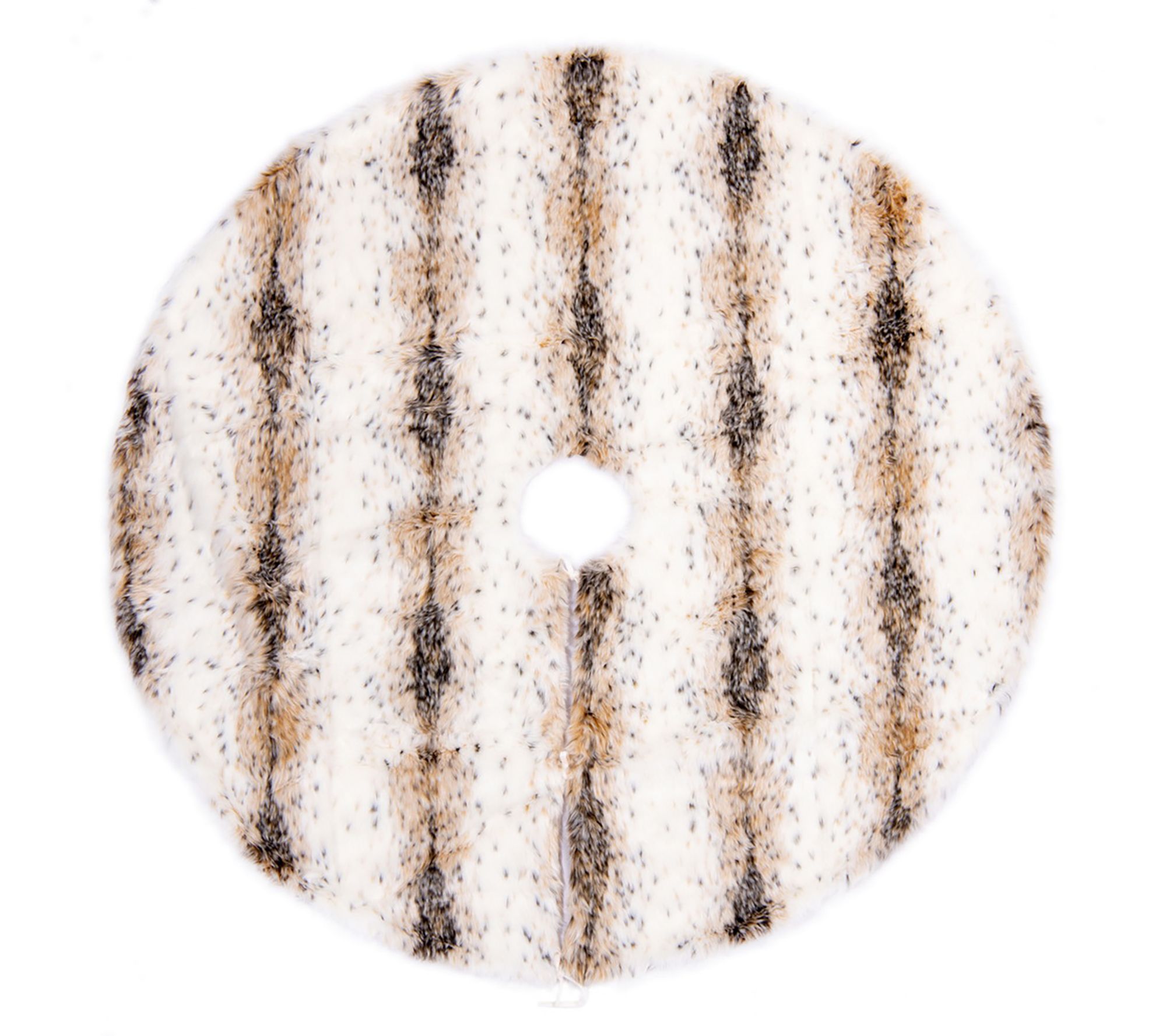 Vickerman 60" Snow Lynx Faux Fur Tree Skirt