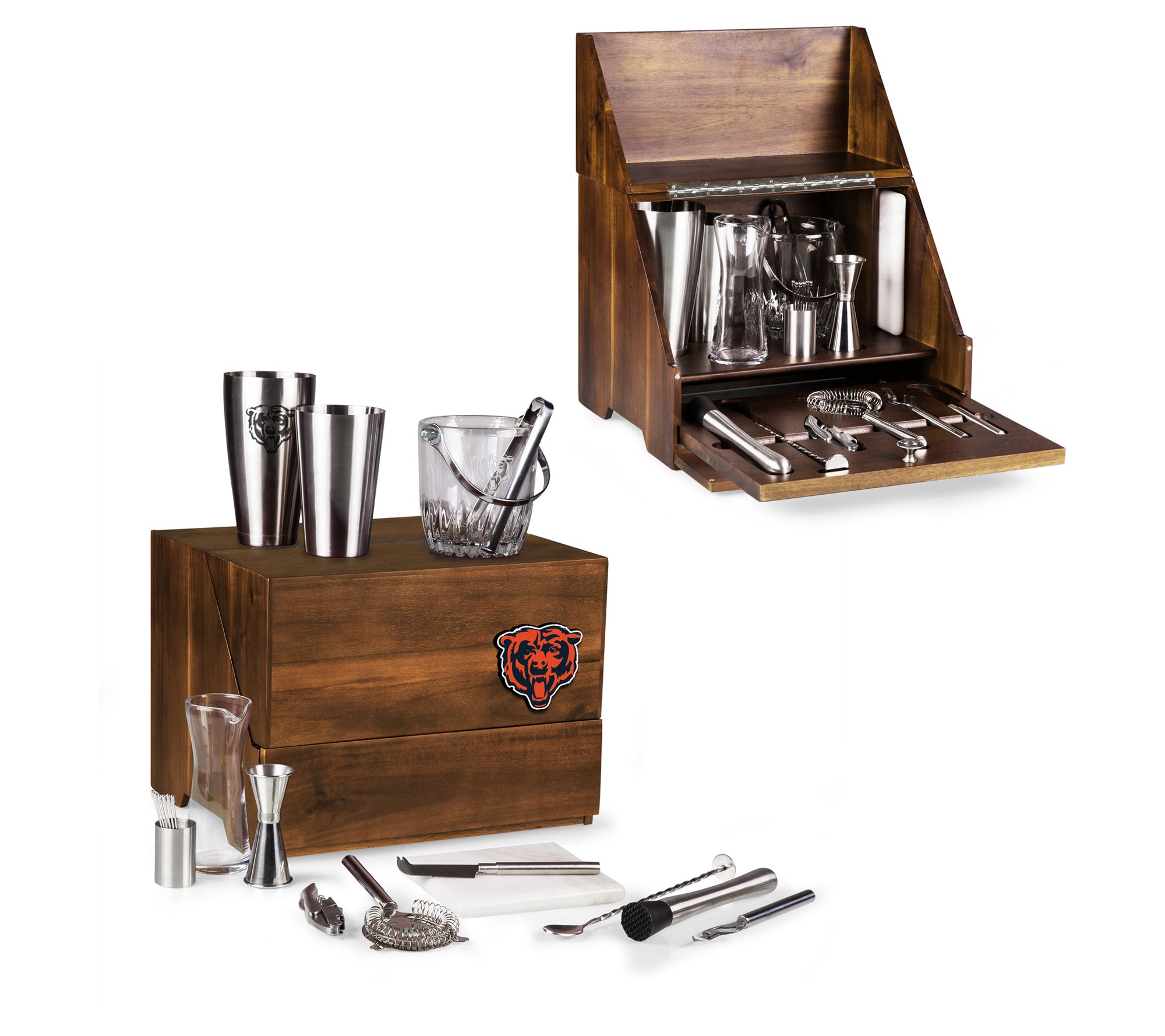 Legacy NFL Madison Acacia Wood Tabletop Bar Set