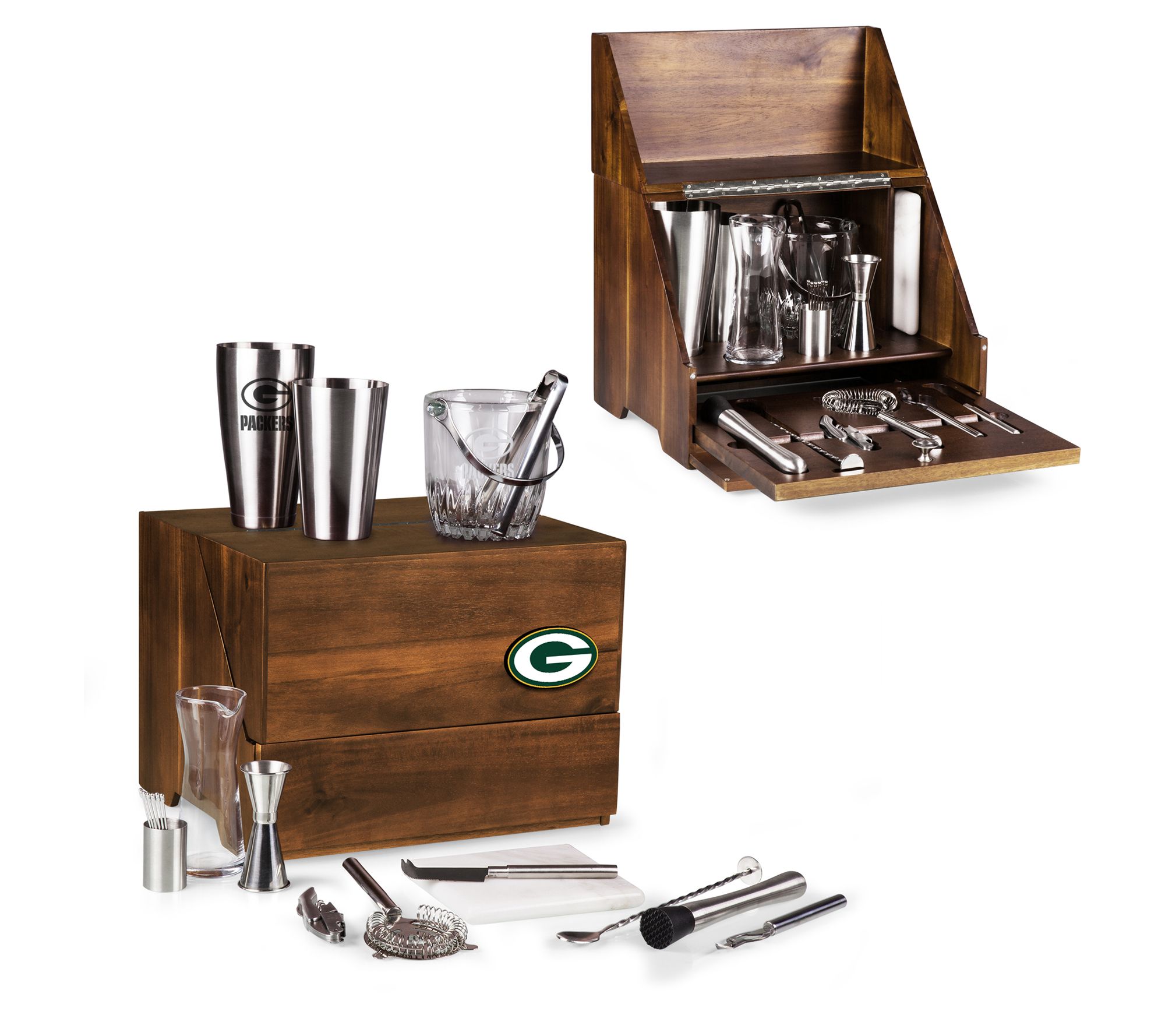 Legacy NFL Madison Acacia Wood Tabletop Bar Set