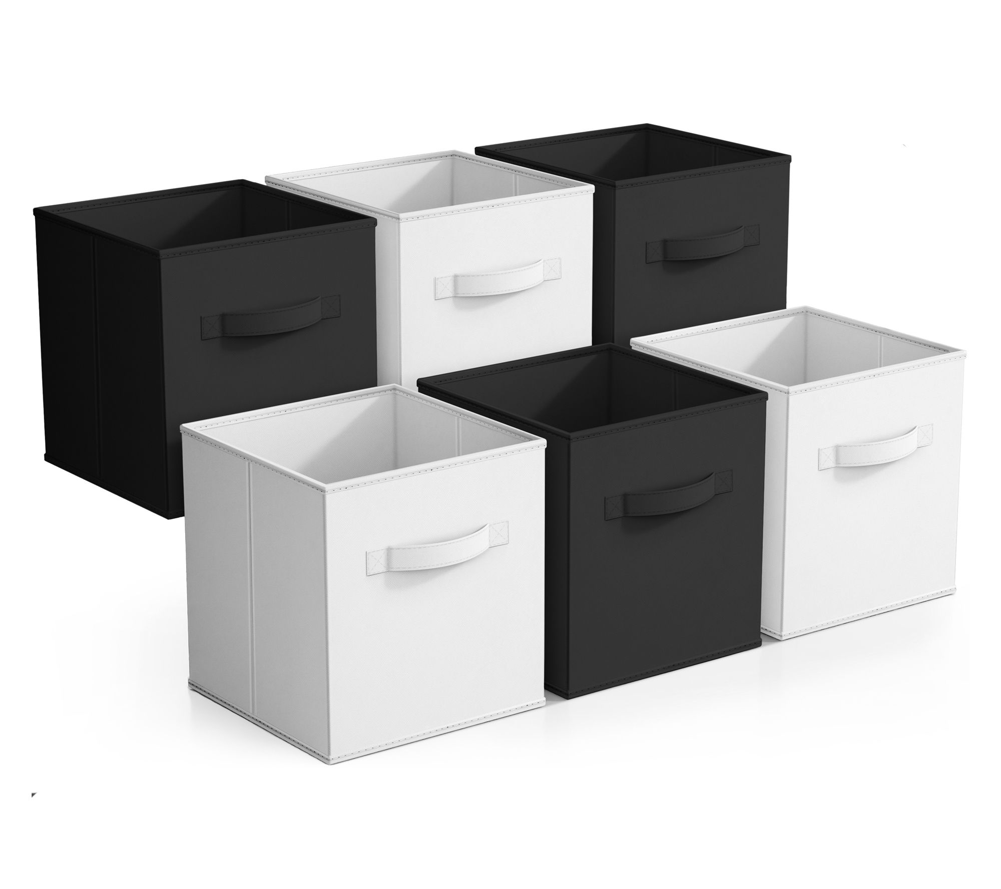 Sorbus 11" Storage Cubes with Handles - 6 PackStorage Cubes