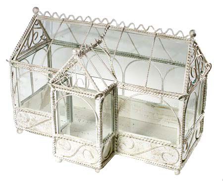 English Manor Tabletop Conservatory by Valerie - QVC.com