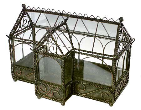 English Manor Tabletop Conservatory by Valerie - QVC.com