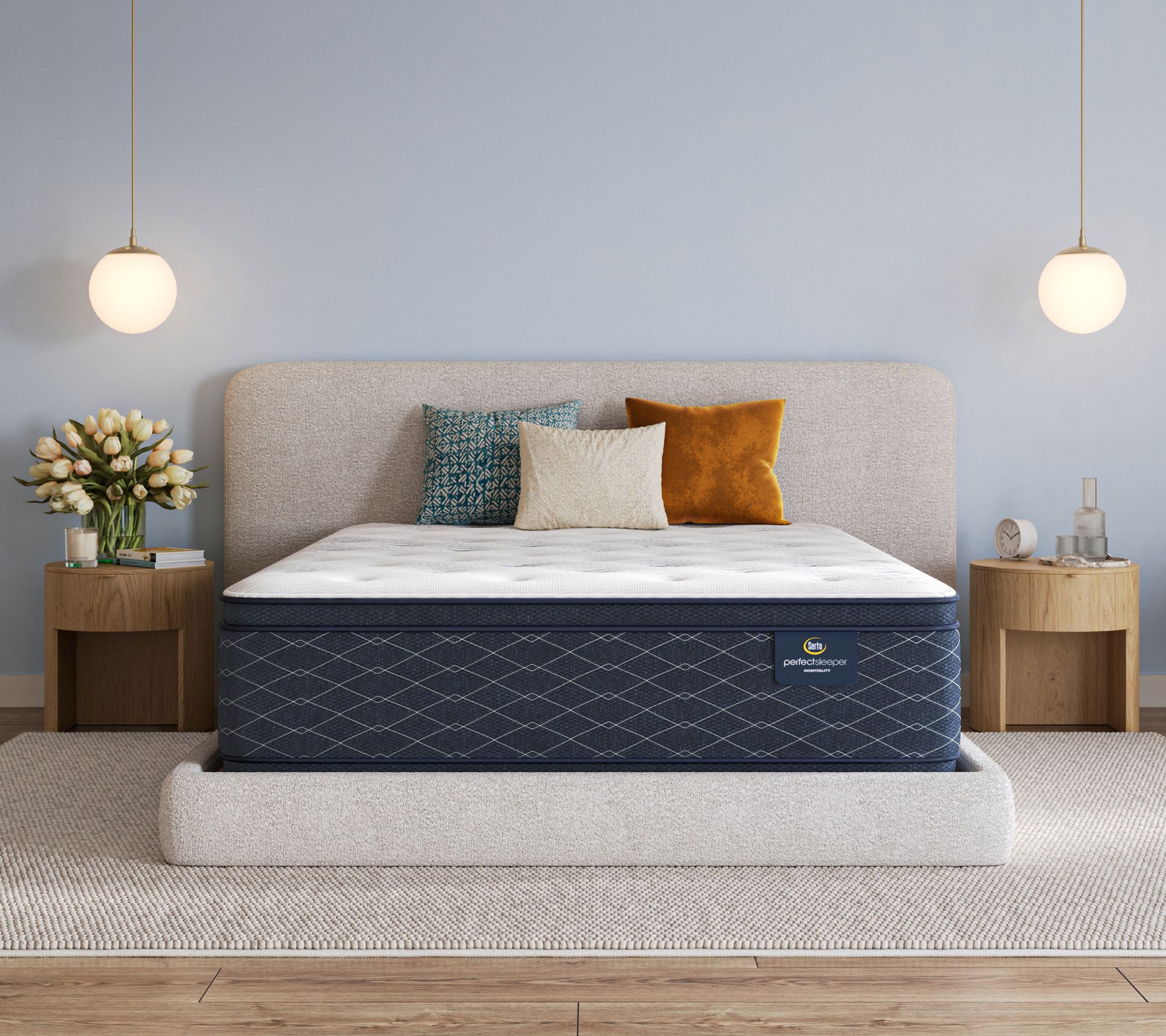 Serta 14" Hospitality Platinum Double-Sided Twin/XL Set